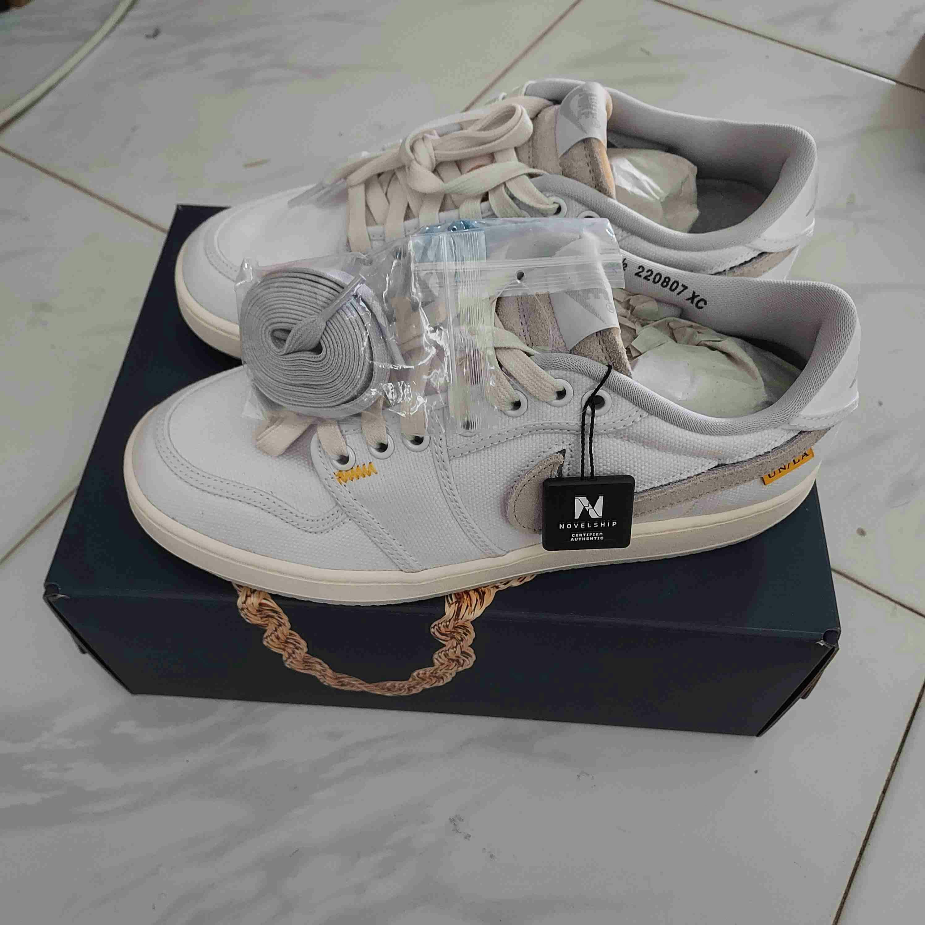 Authentic LV X Jordan 1 X OFF WHITE