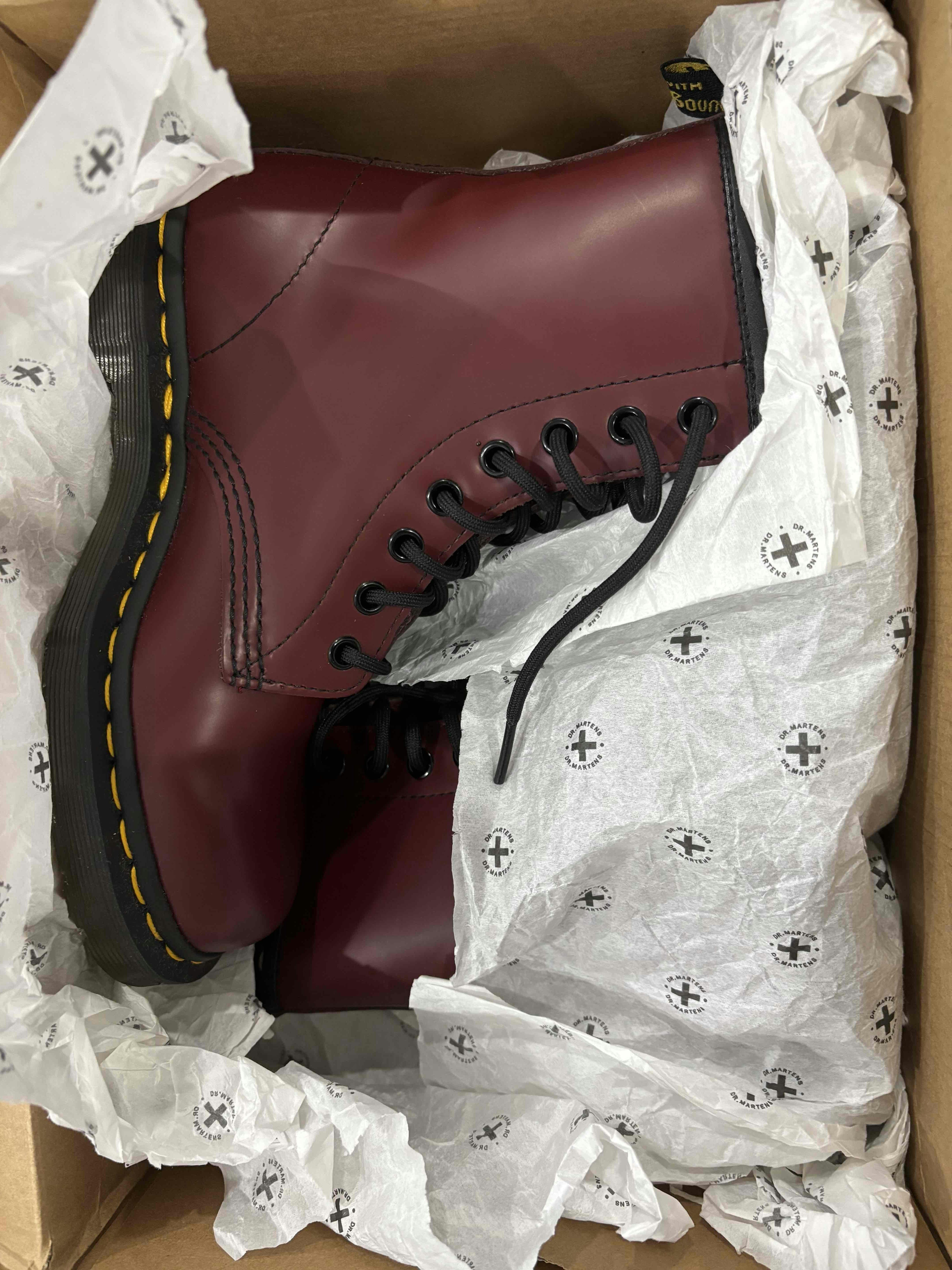 (Women) Dr. Martens 1460 Smooth 'Cherry Red' 11821600