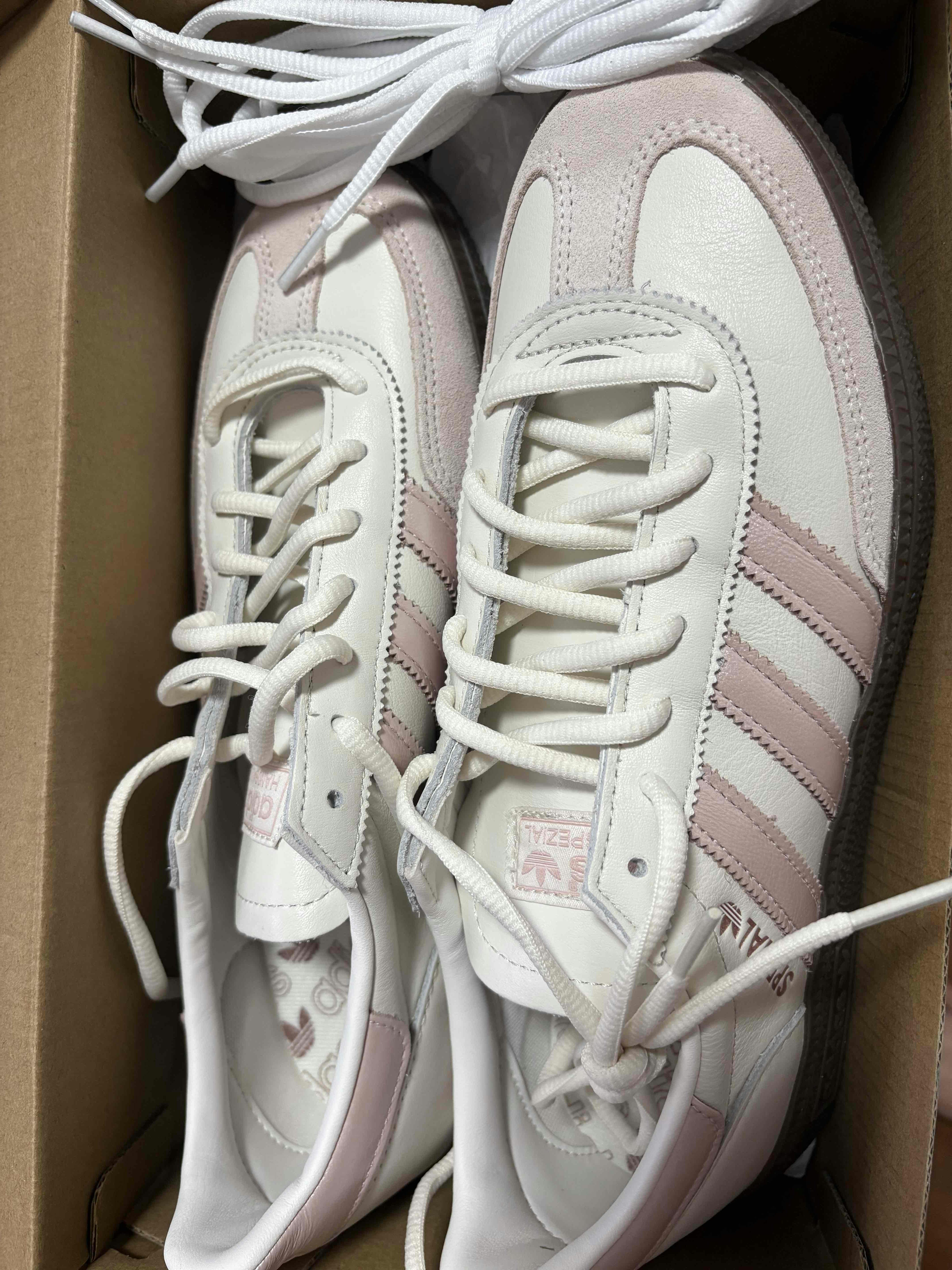 adidas Handball Spezial 'White Sandy Pink Metallic' JH8661