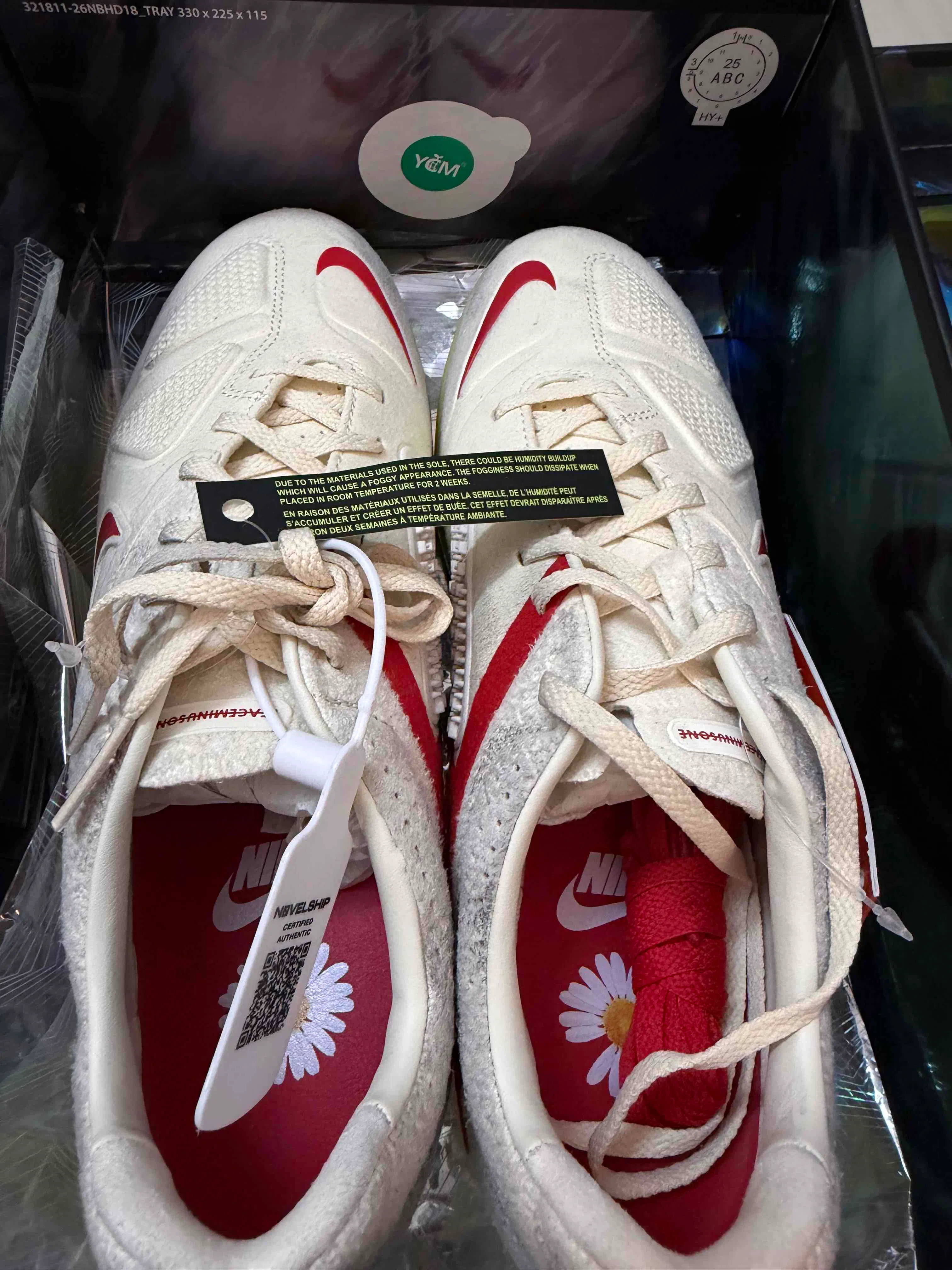 PEACEMINUSONE x Nike Cryoshot CTR360 Maestri II 'Natural University Red' HQ1460-100