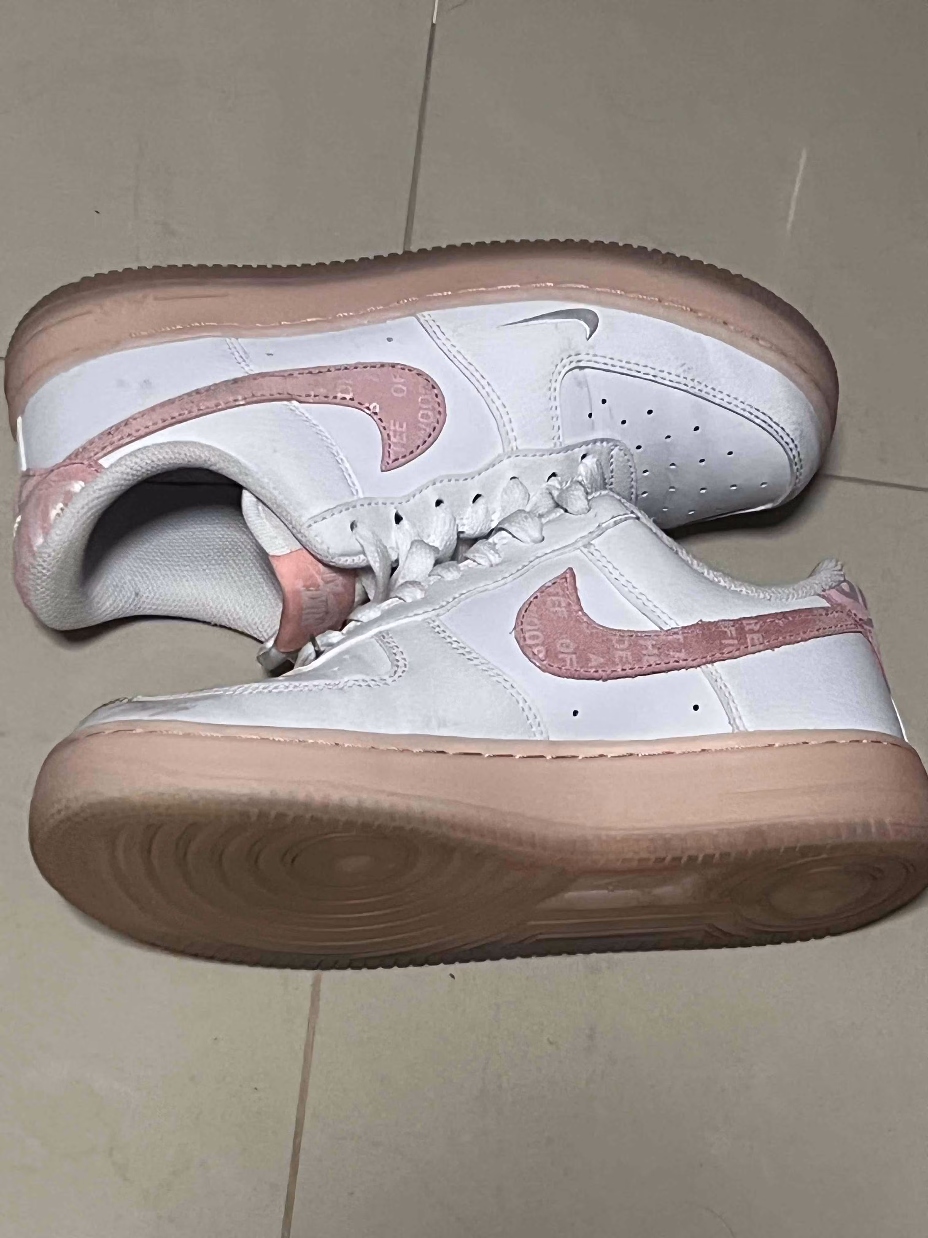 (Women) Nike Air Force 1 Low 'Shadow White Pink Orange' DV1364-111
