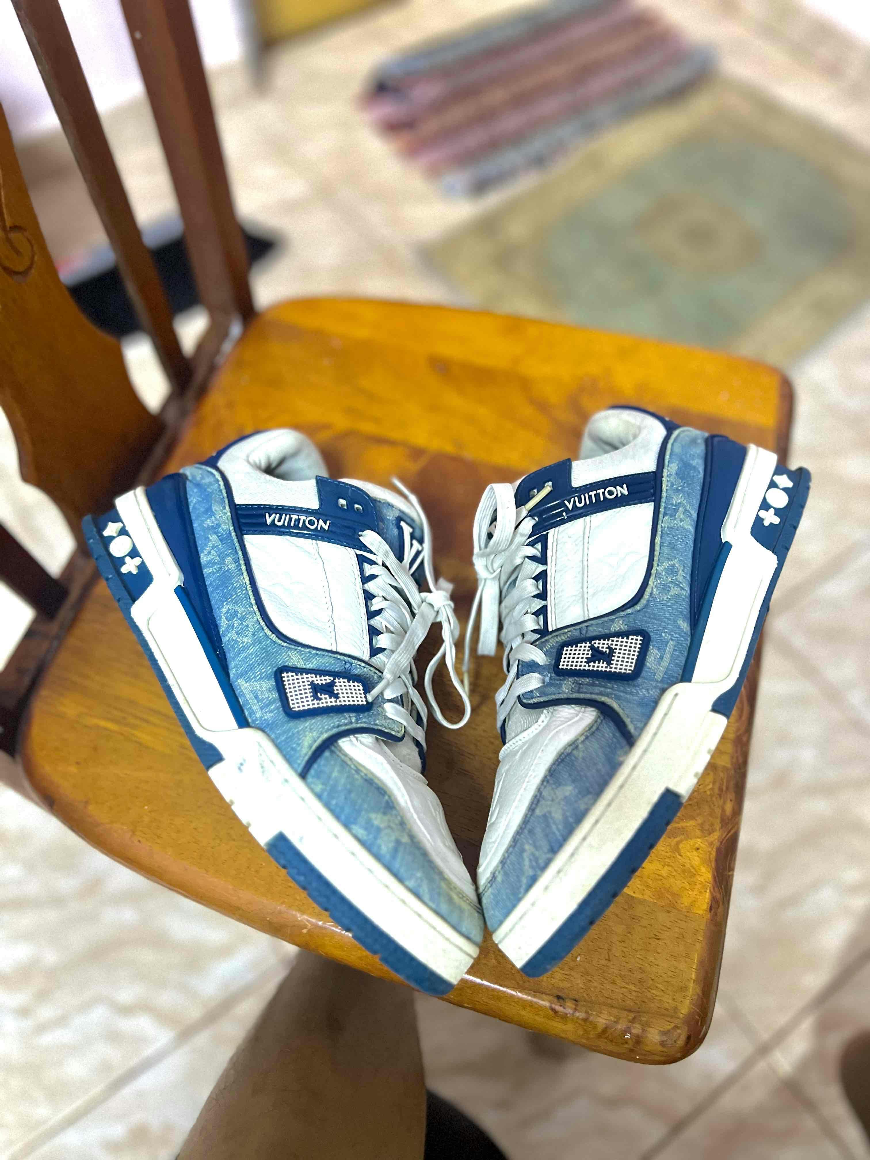 Louis Vuitton Trainer Low 'Monogram Denim' 1A9JGZ