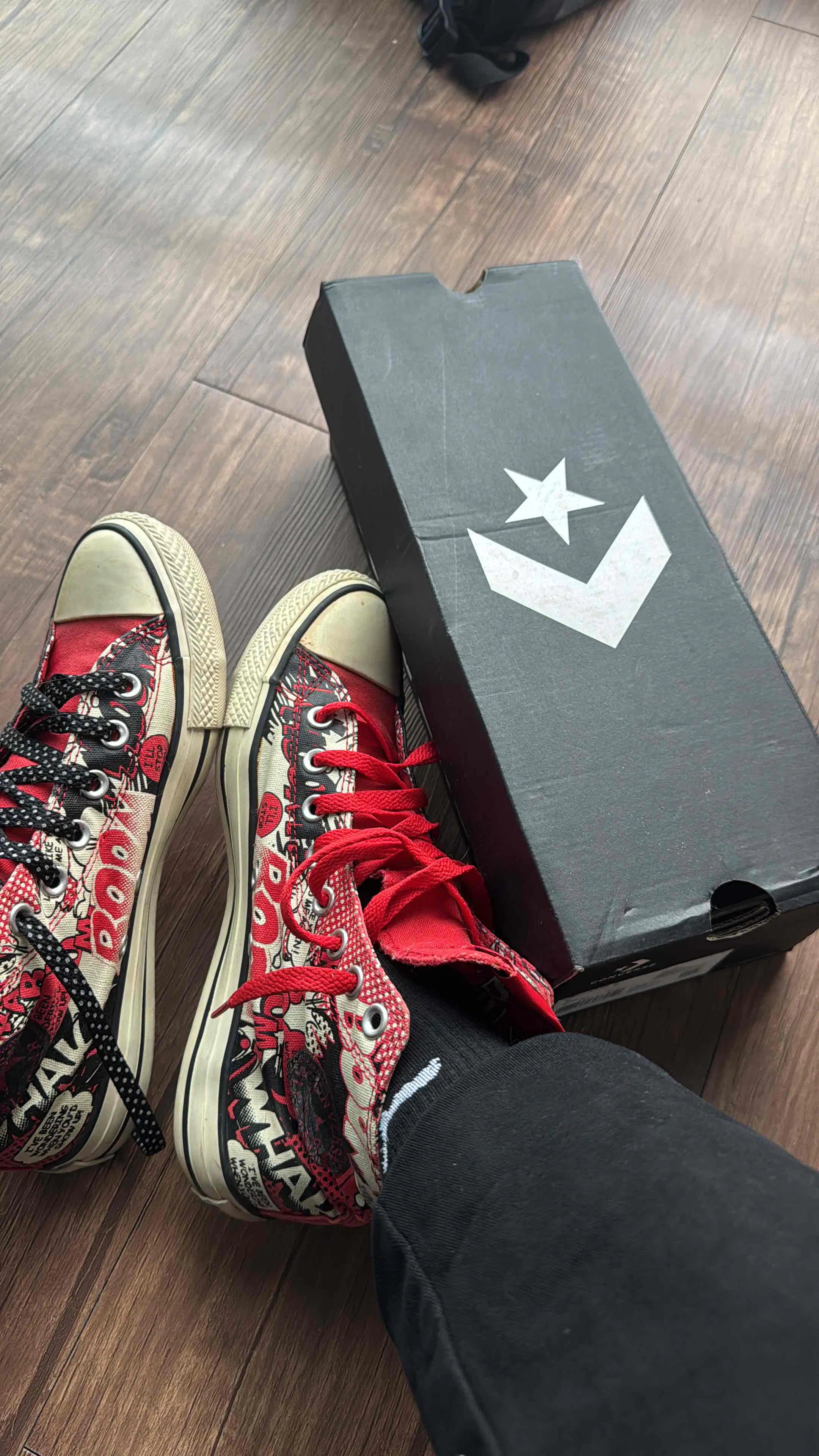 DC Comics x Converse Chuck Taylor All Star Hi 'Superman Print' 122150