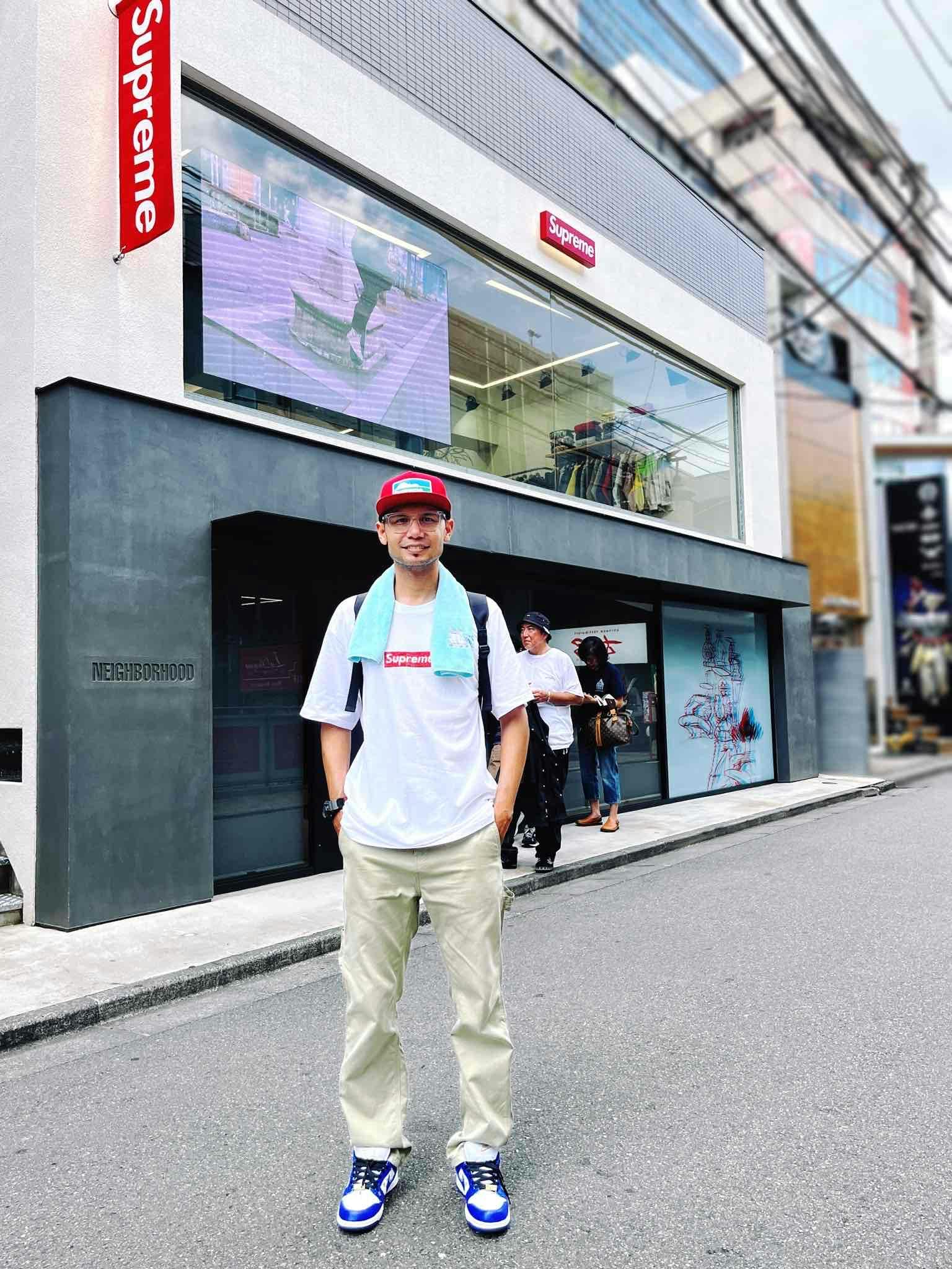 Supreme x Swarovski Box Logo Tee White