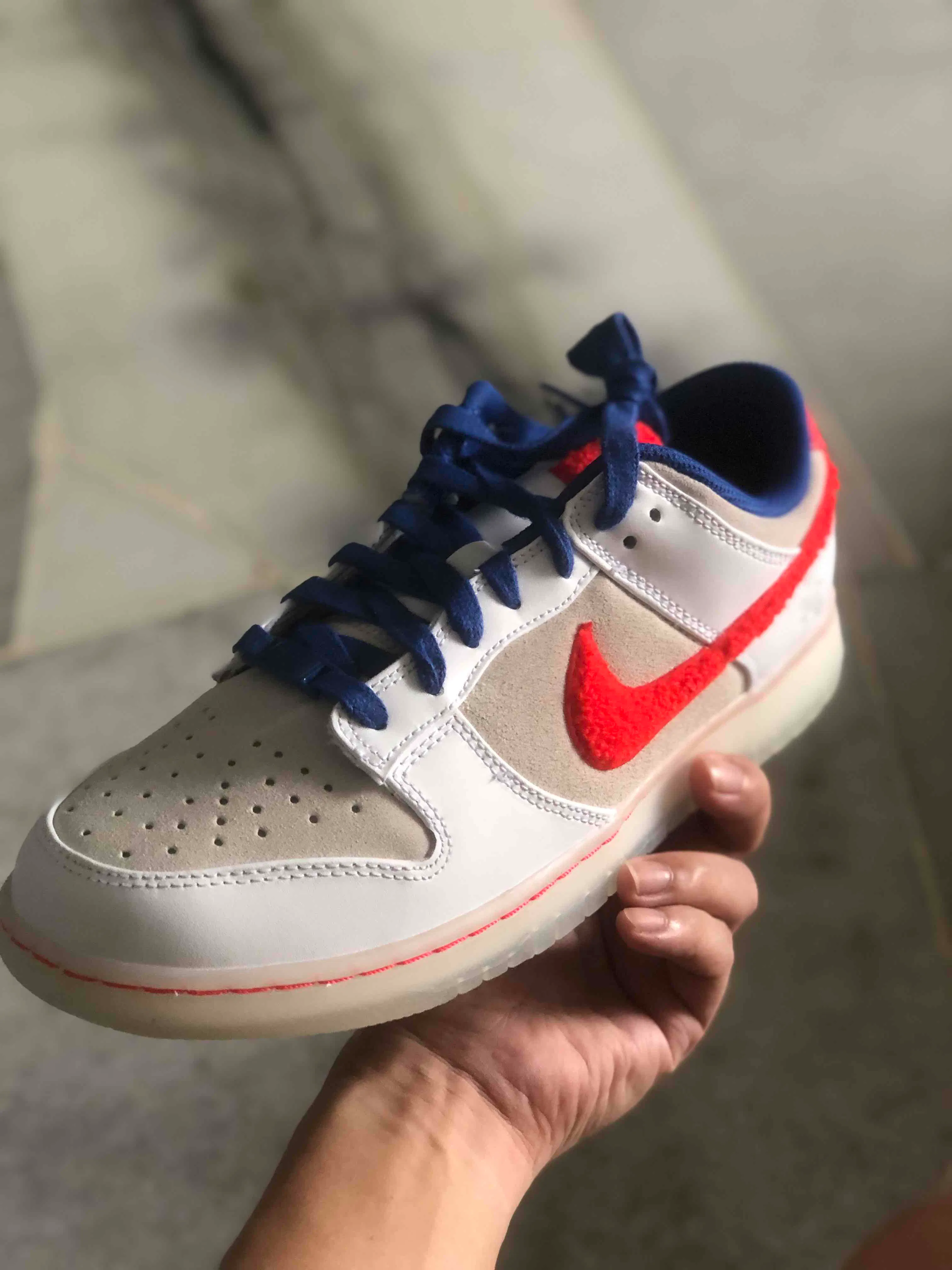 Nike Dunk Low Year of the Rabbit 'White/Crimson-Varsity Royal' FD4203-161