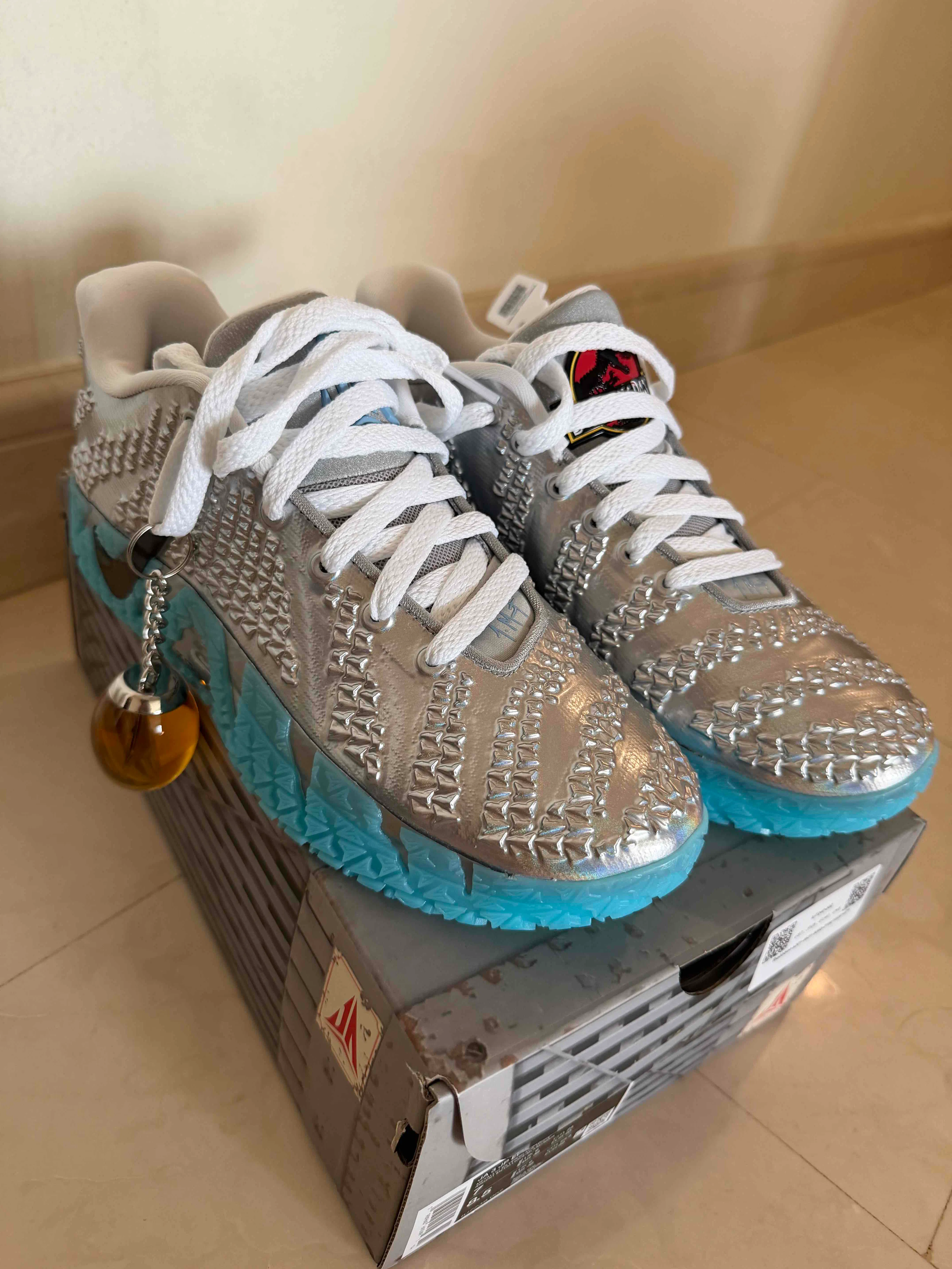 Jurassic Park x Nike Ja 3 'Metallic Silver'  IU7240-002/IU7239-002