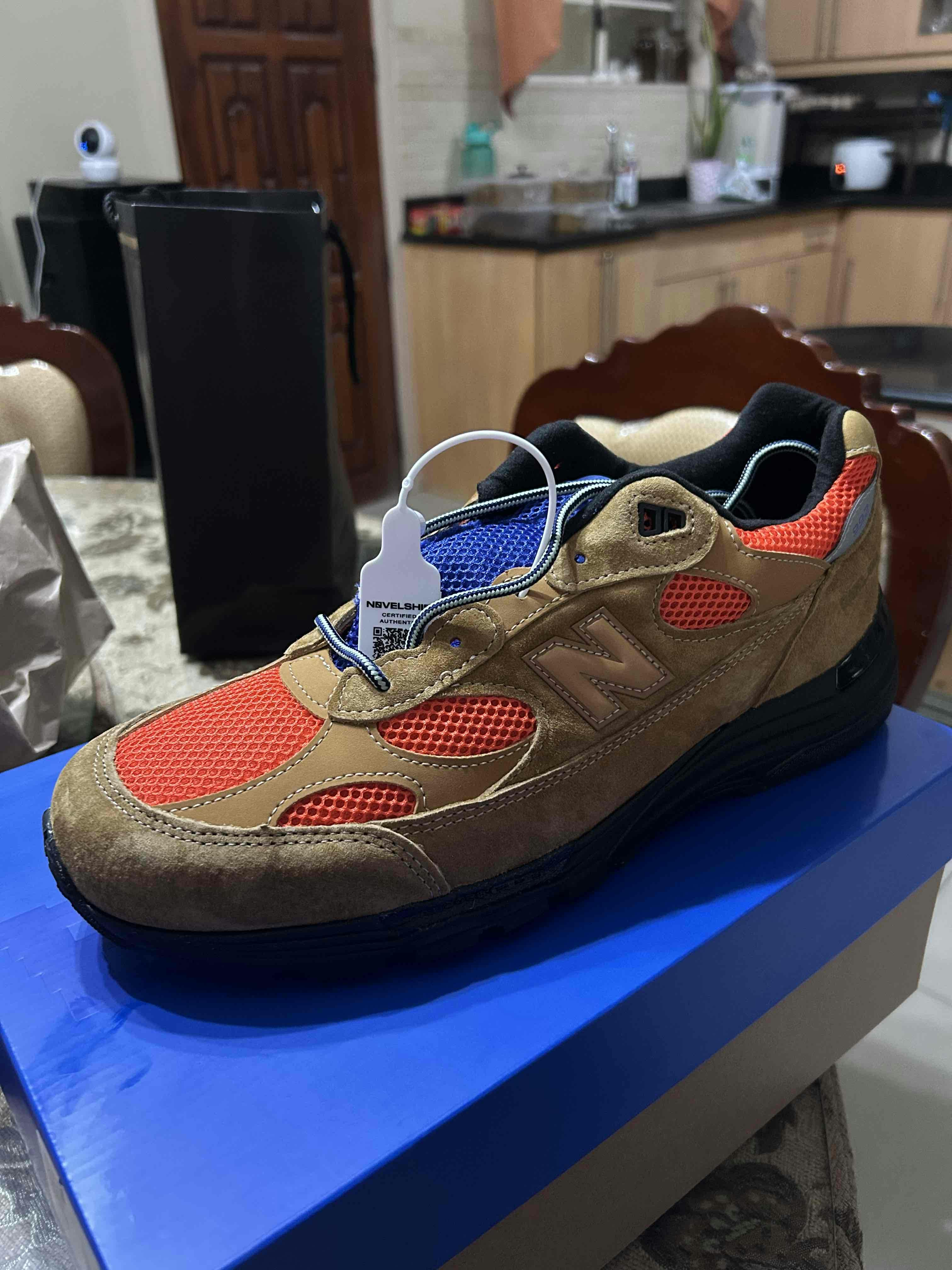 Action Bronson x New Balance 992 Made in USA 'Tan Orange Blue' U992AB1