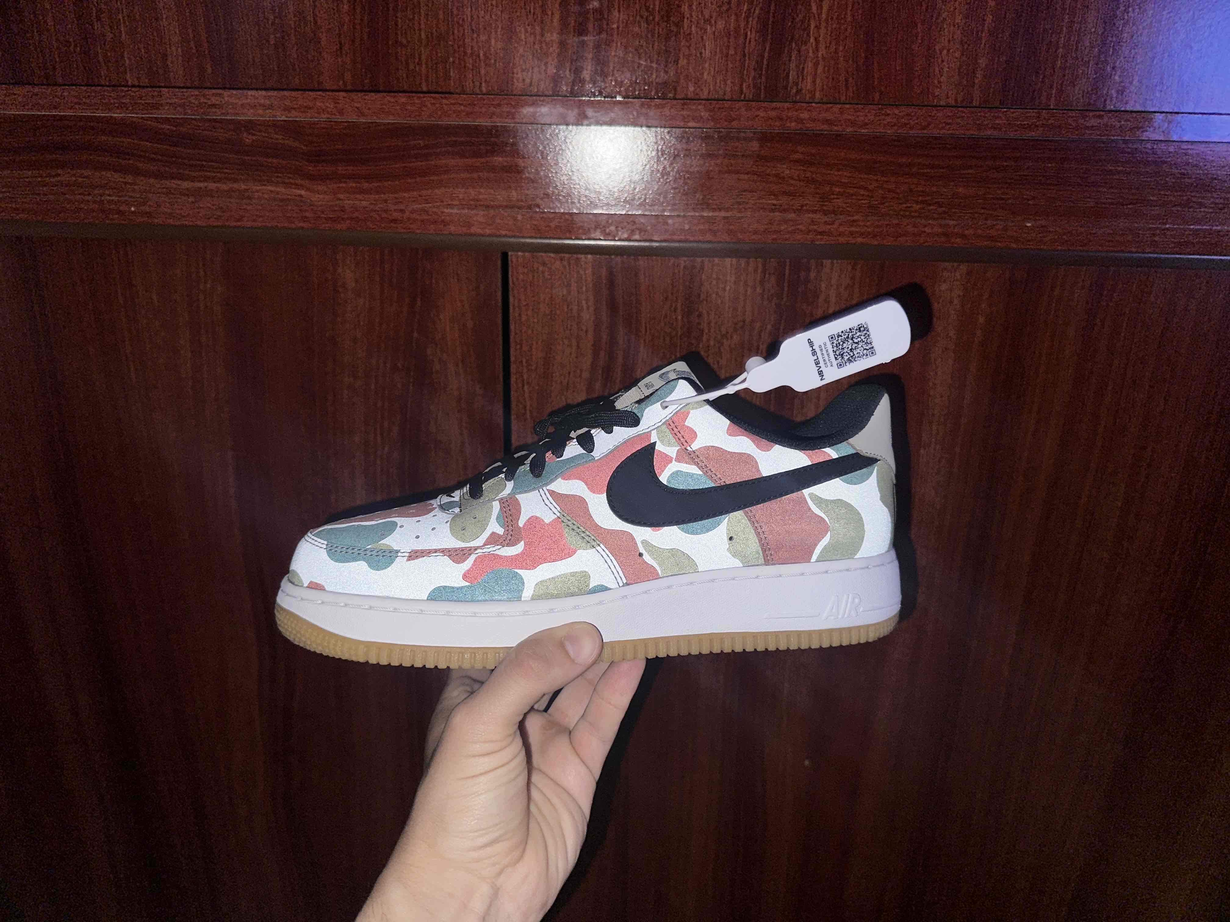 Beli Nike Air Force Low Reflective Duck Camo 718152-201 Novelship