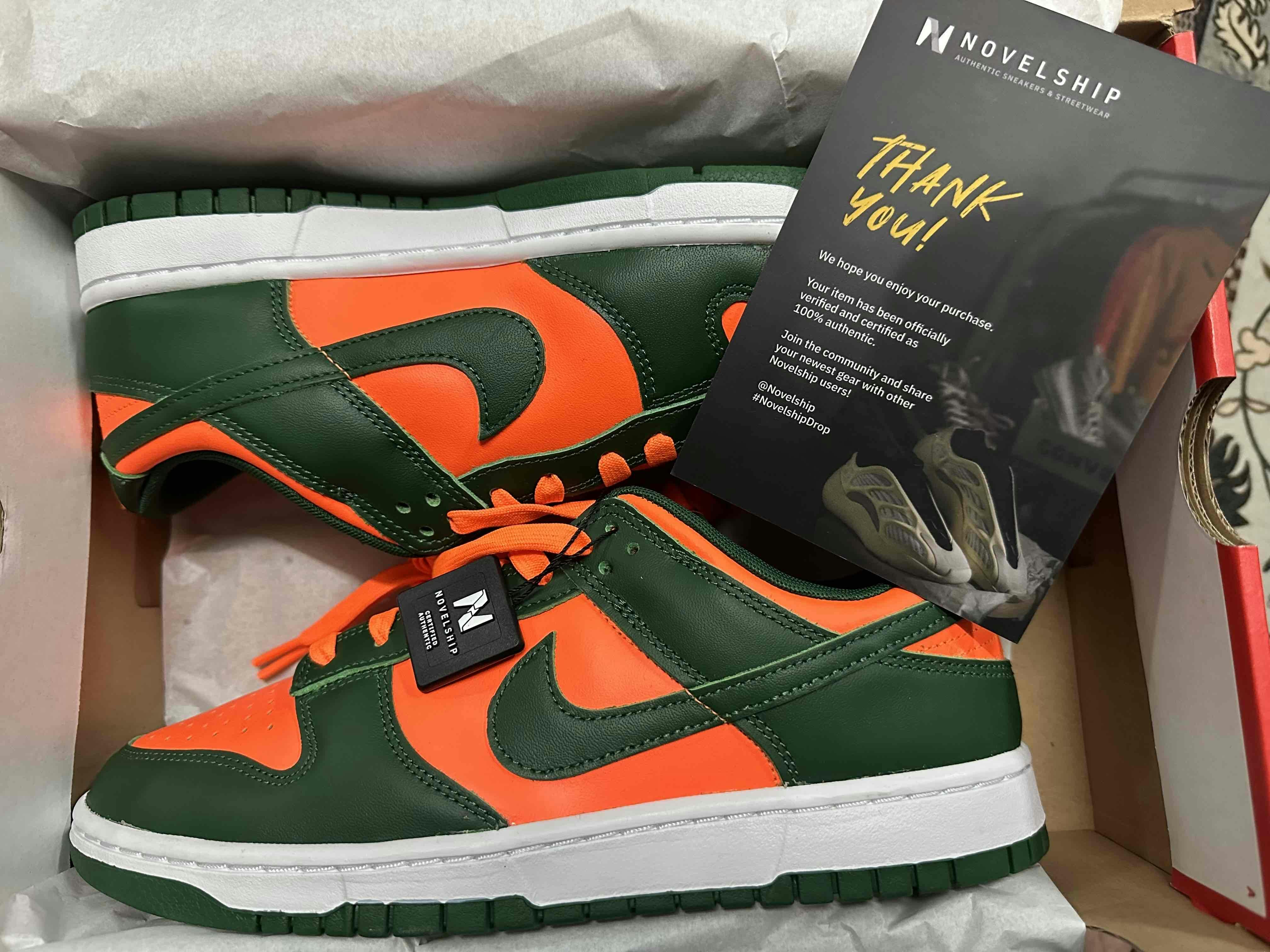 Nike Dunk Low 'Miami Hurricanes' DD1391-300