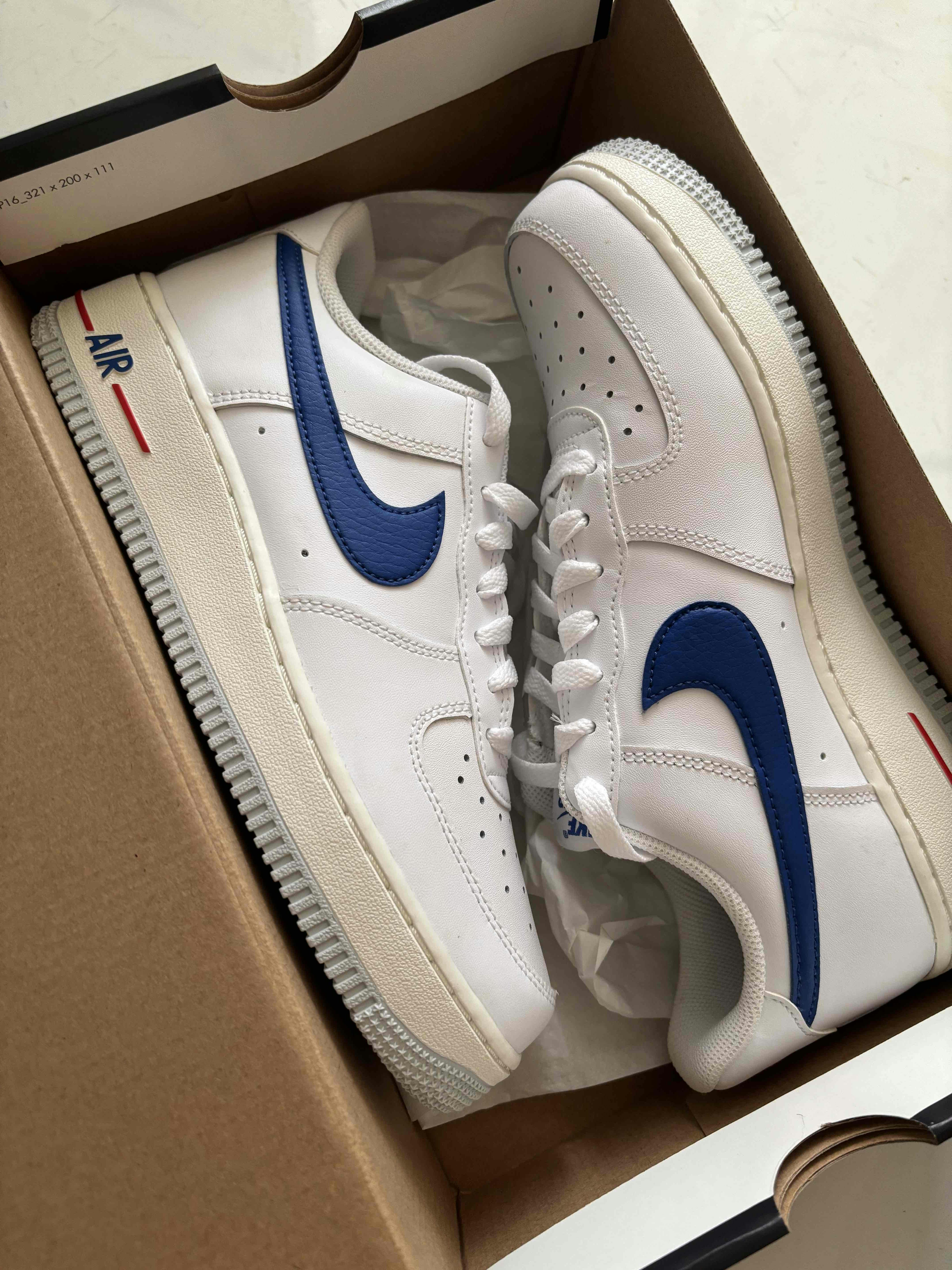 Nike Air Force 1 '07 'USA - White Game Royal' DX2660-100