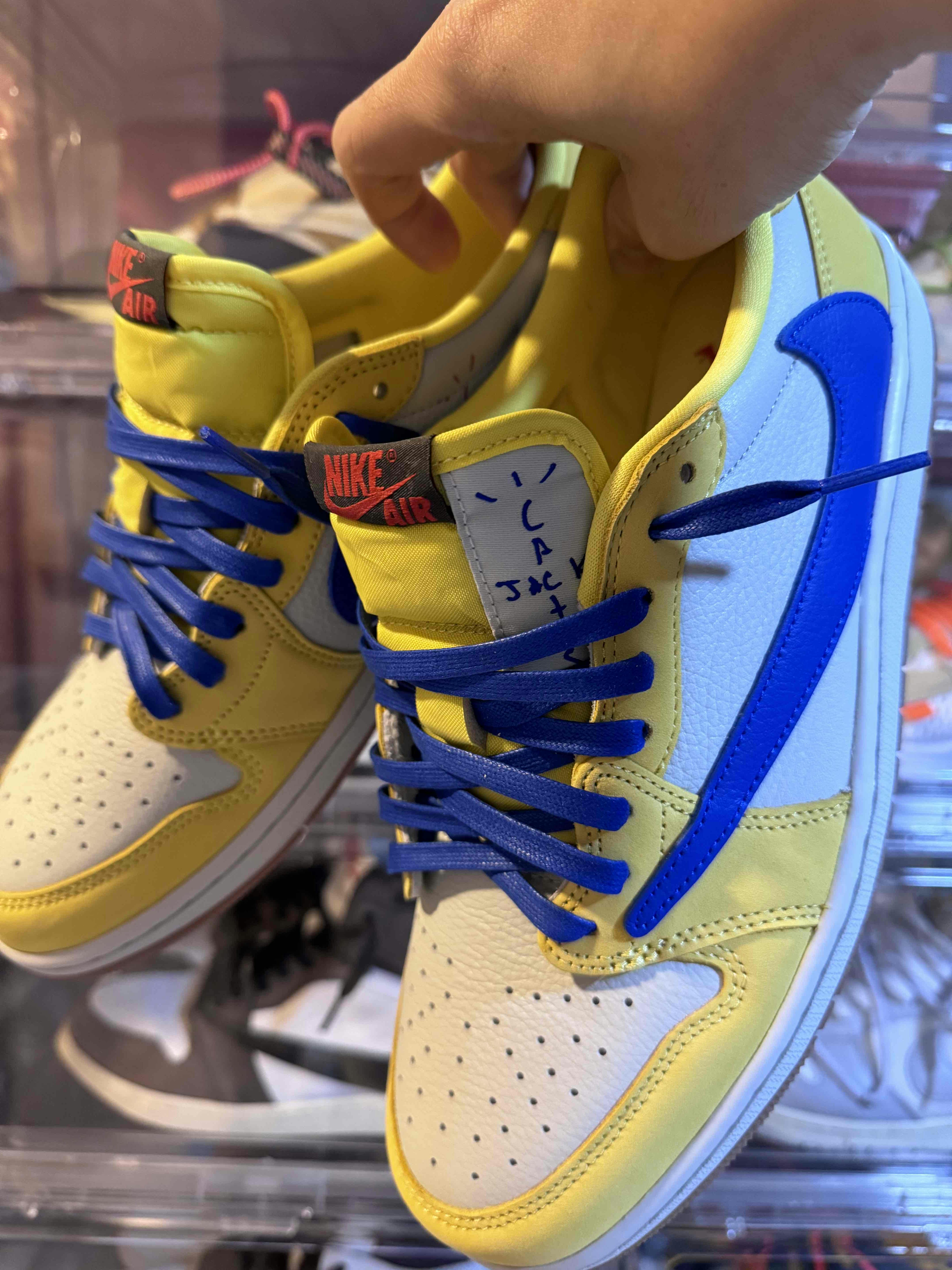 (Women) Travis Scott x Air Jordan 1 Retro Low OG SP 'Canary' DZ4137-700