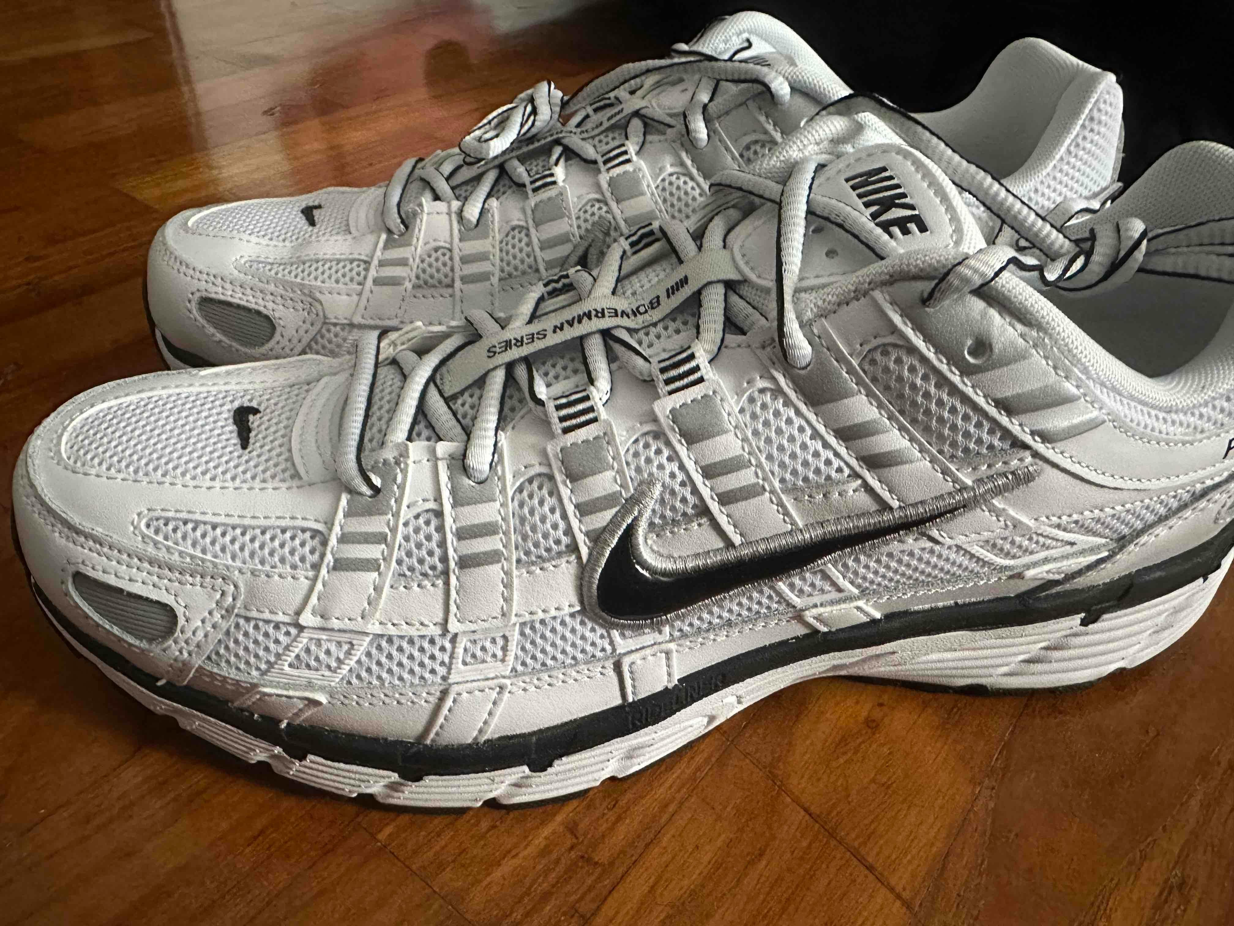 Nike P-6000 'White Metallic Silver Black' CD6404-107