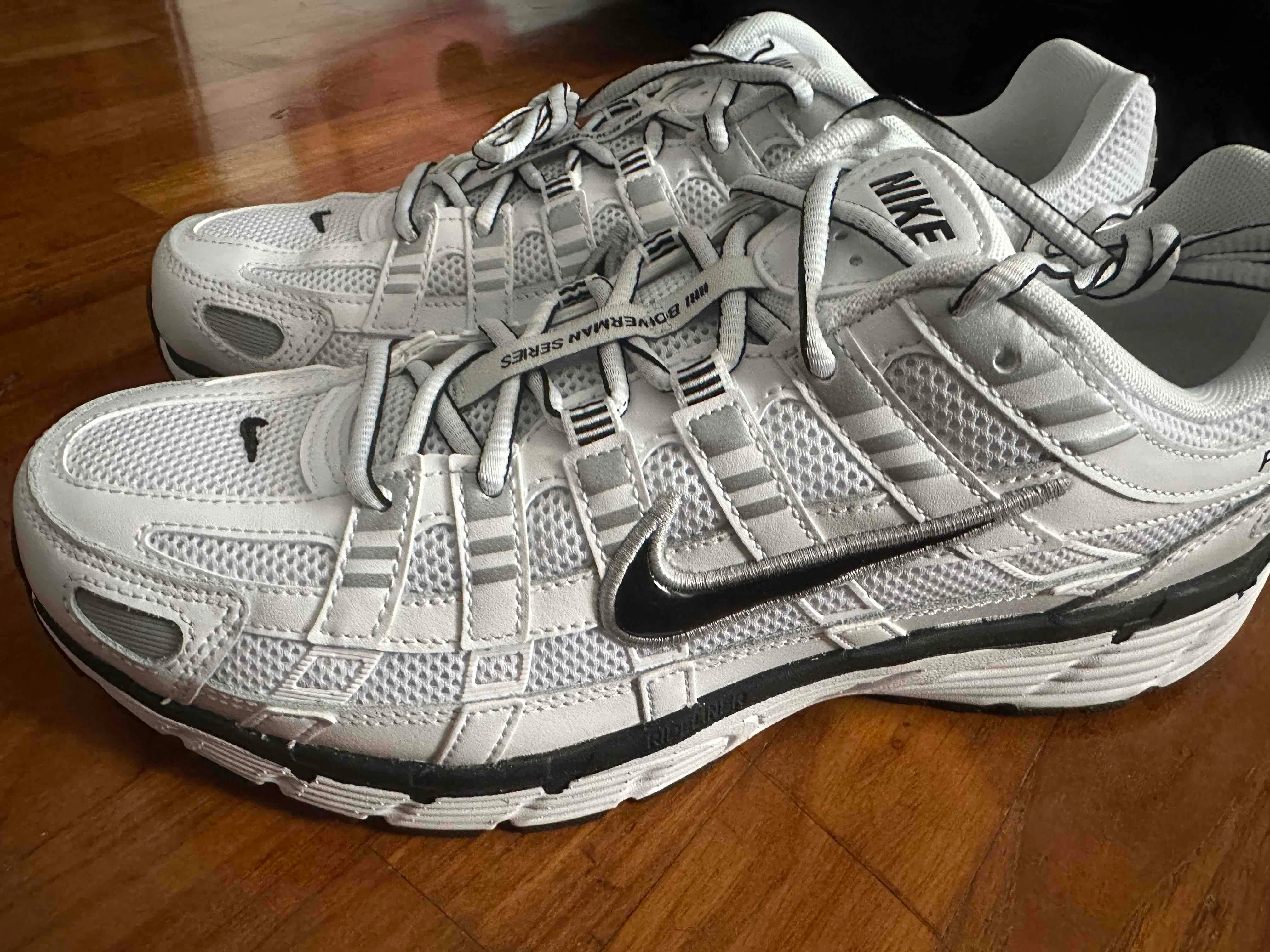 Nike P-6000 'White Metallic Silver Black' CD6404-107
