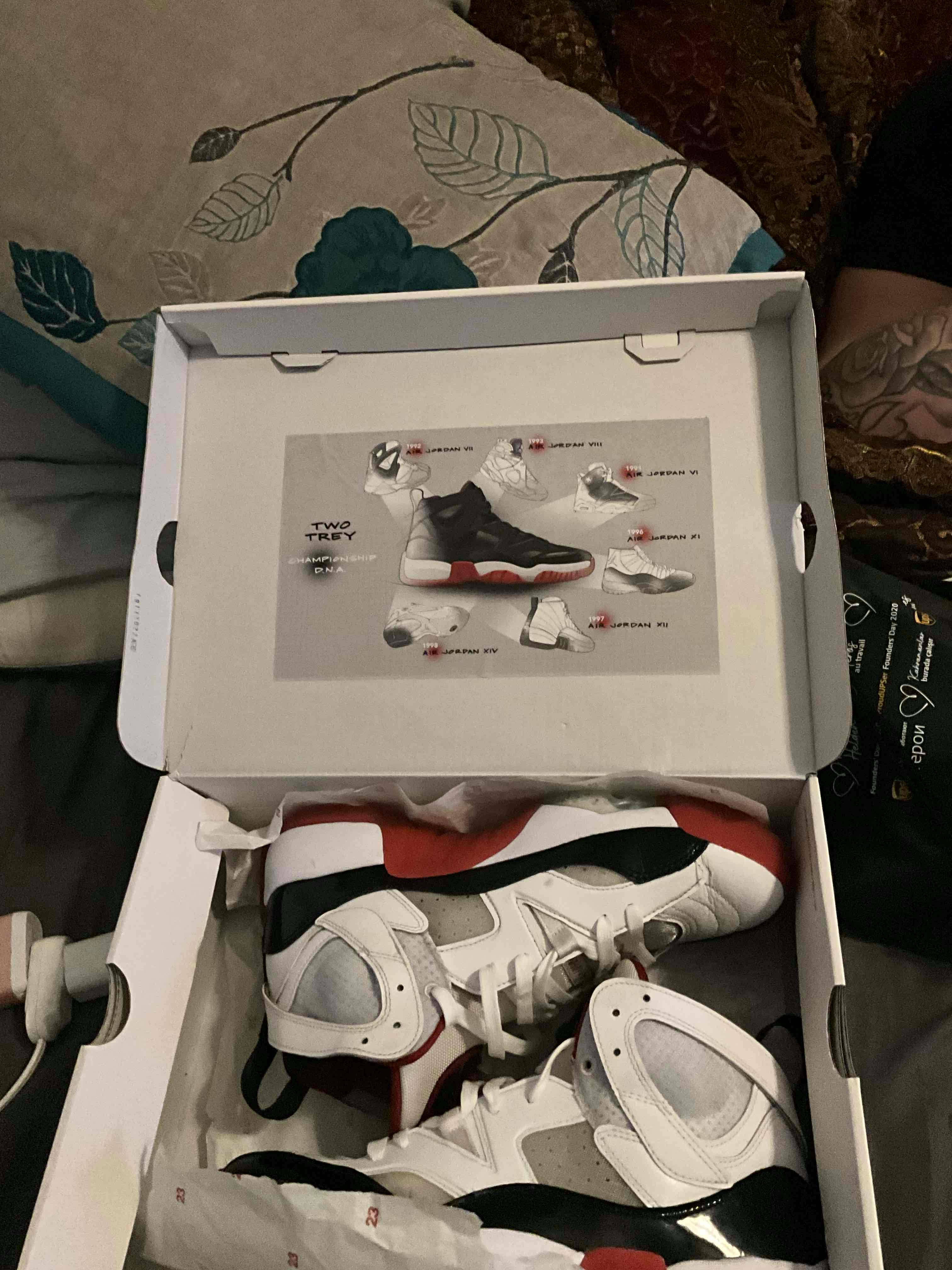 Air Jordan Jumpman Two Trey 'White Gym Red Black' DO1925-106