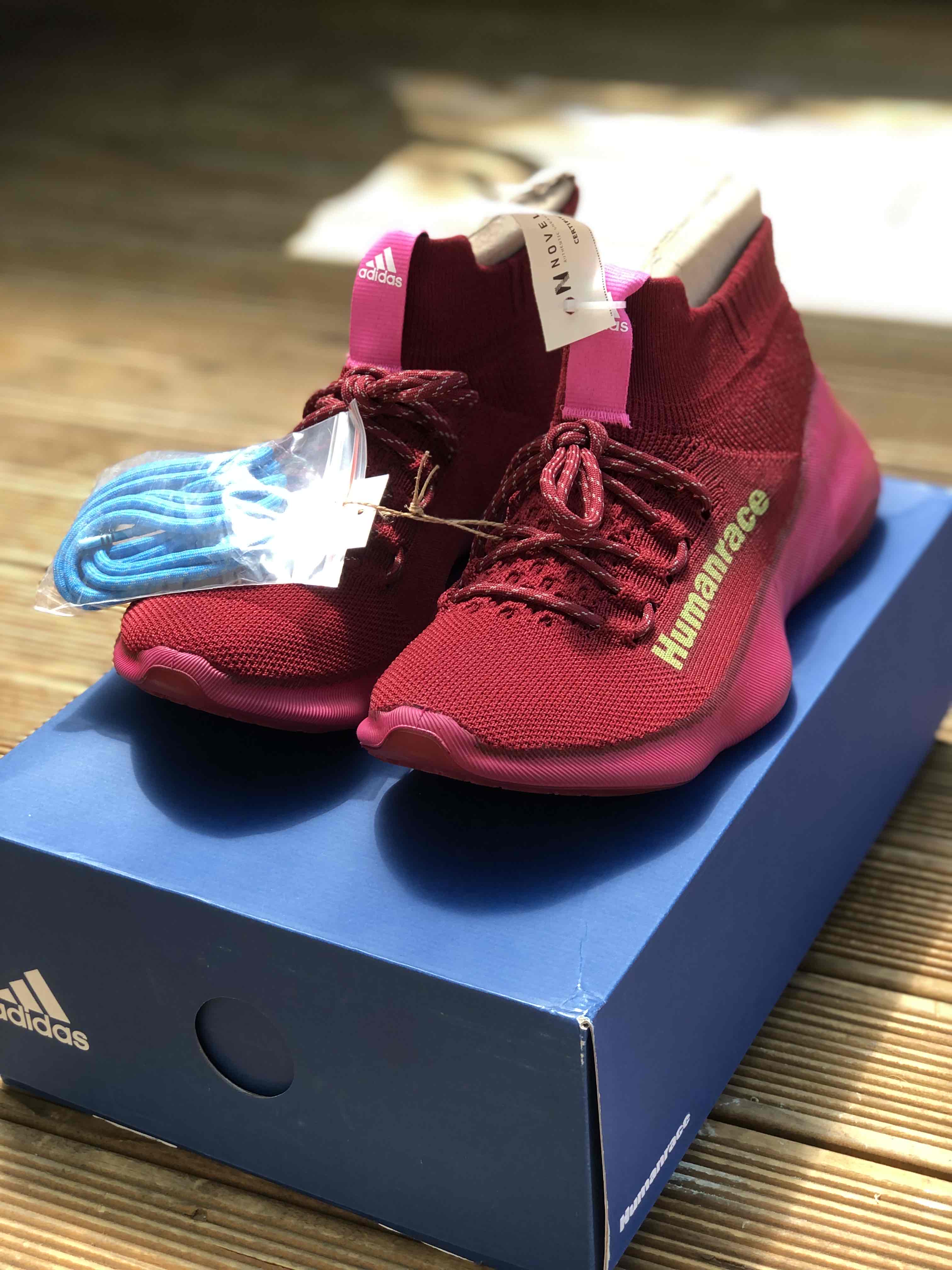 Adidas human outlet race burgundy