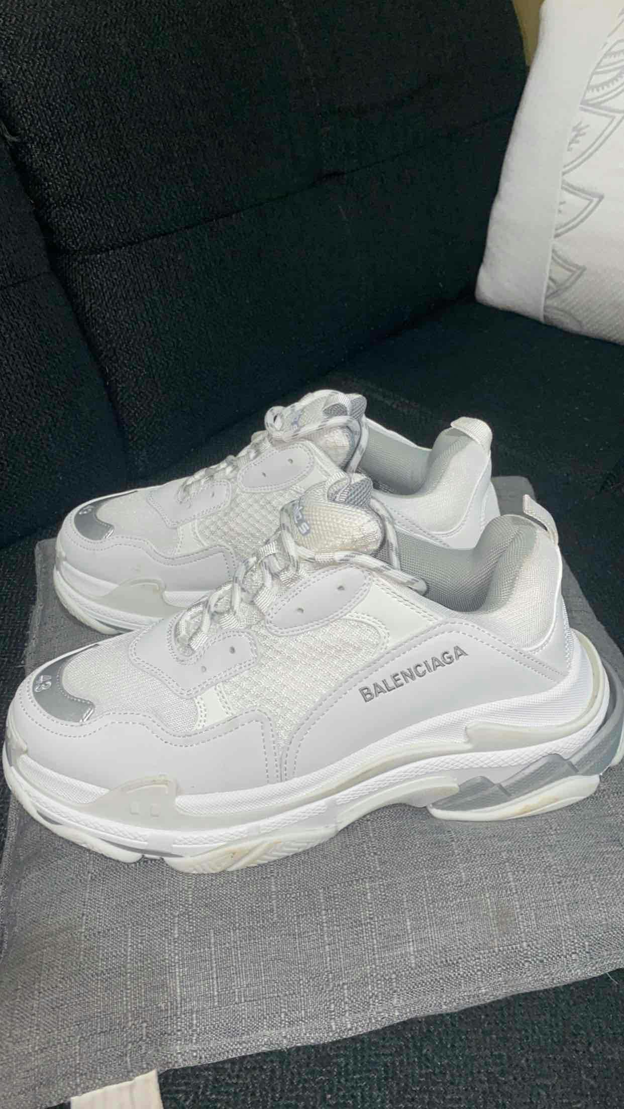 Balenciaga Triple S Sneaker 'White Metal Grey' 536737W2FS41200