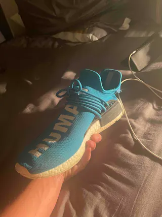 Pharrell Williams x adidas NMD Human Race 'Sharp Blue' BB0618 Pharrell Williams x adidas NMD Human Race 'Sharp Blue' BB0618