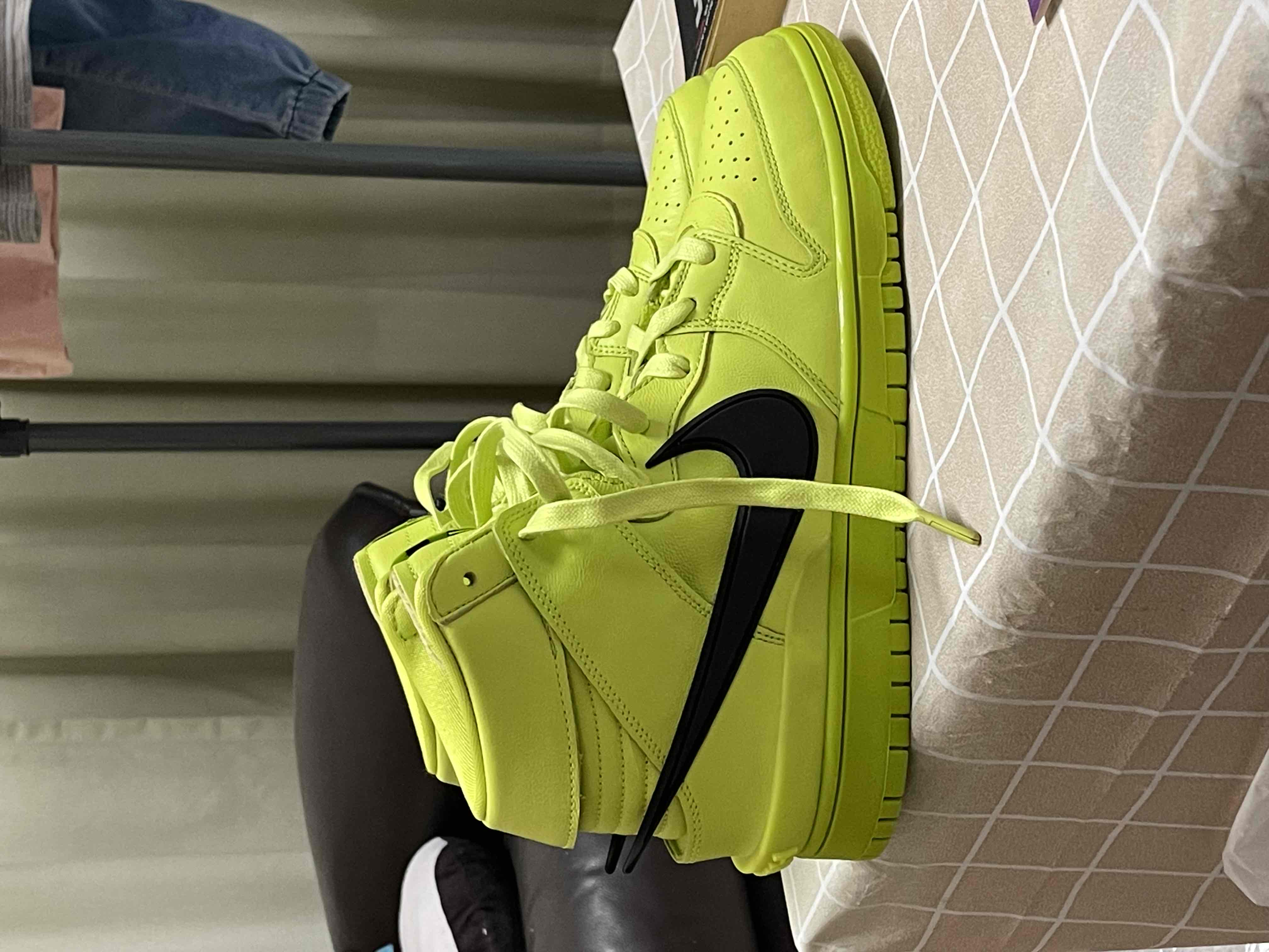 AMBUSH x Nike Dunk High 'Flash Lime' - CU7544-300 - Novelship