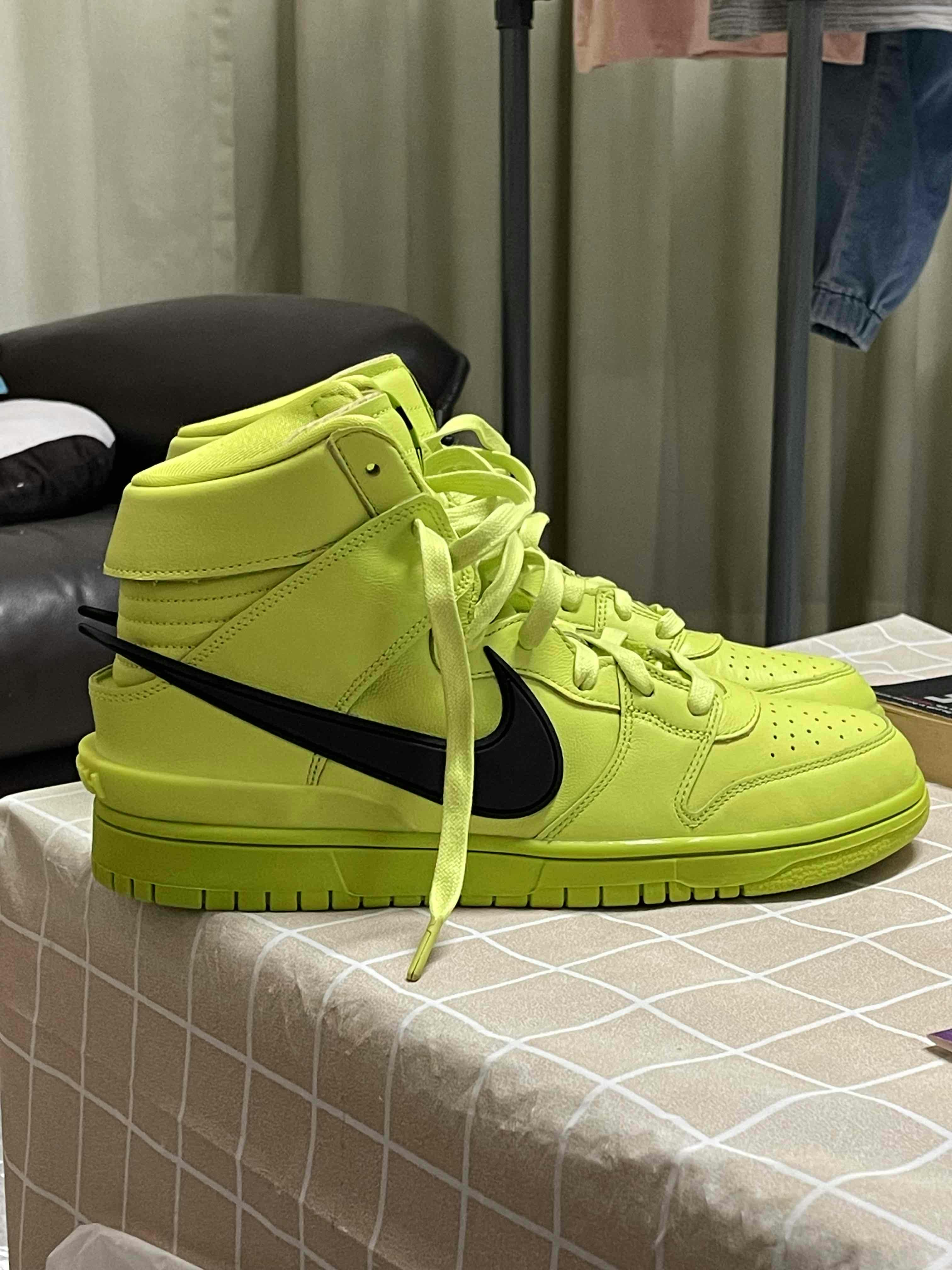 AMBUSH x Nike Dunk High 'Flash Lime' CU7544-300