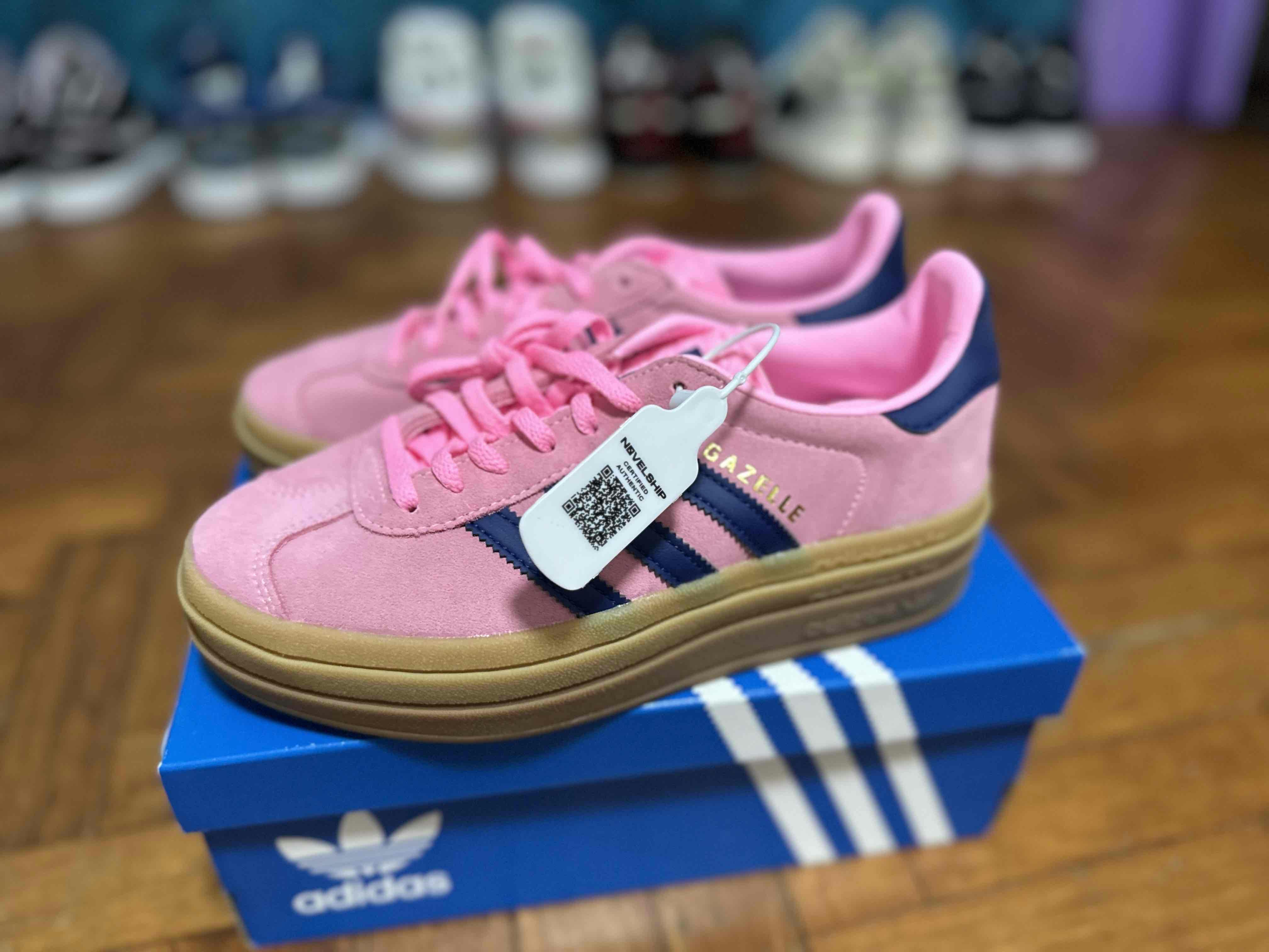 (Women) adidas Gazelle Bold 'Pink Glow Gum' H06122