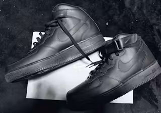 Nike Air Force 1 Mid '07 'Triple Black' CW2289-001 Nike Air Force 1 Mid '07 'Triple Black' CW2289-001