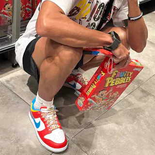 LeBron James x Nike Dunk Low 'Fruity Pebbles' DH8009-600 LeBron James x Nike Dunk Low 'Fruity Pebbles' DH8009-600