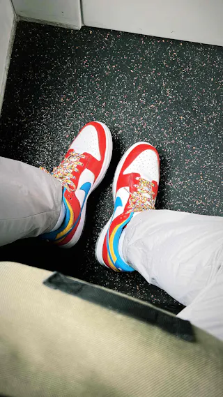 LeBron James x Nike Dunk Low 'Fruity Pebbles' DH8009-600 LeBron James x Nike Dunk Low 'Fruity Pebbles' DH8009-600