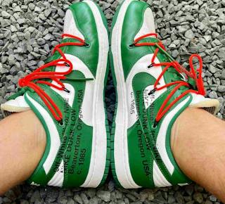 Off-White x Nike Dunk Low 'Pine Green' CT0856-100 Off-White x Nike Dunk Low 'Pine Green' CT0856-100