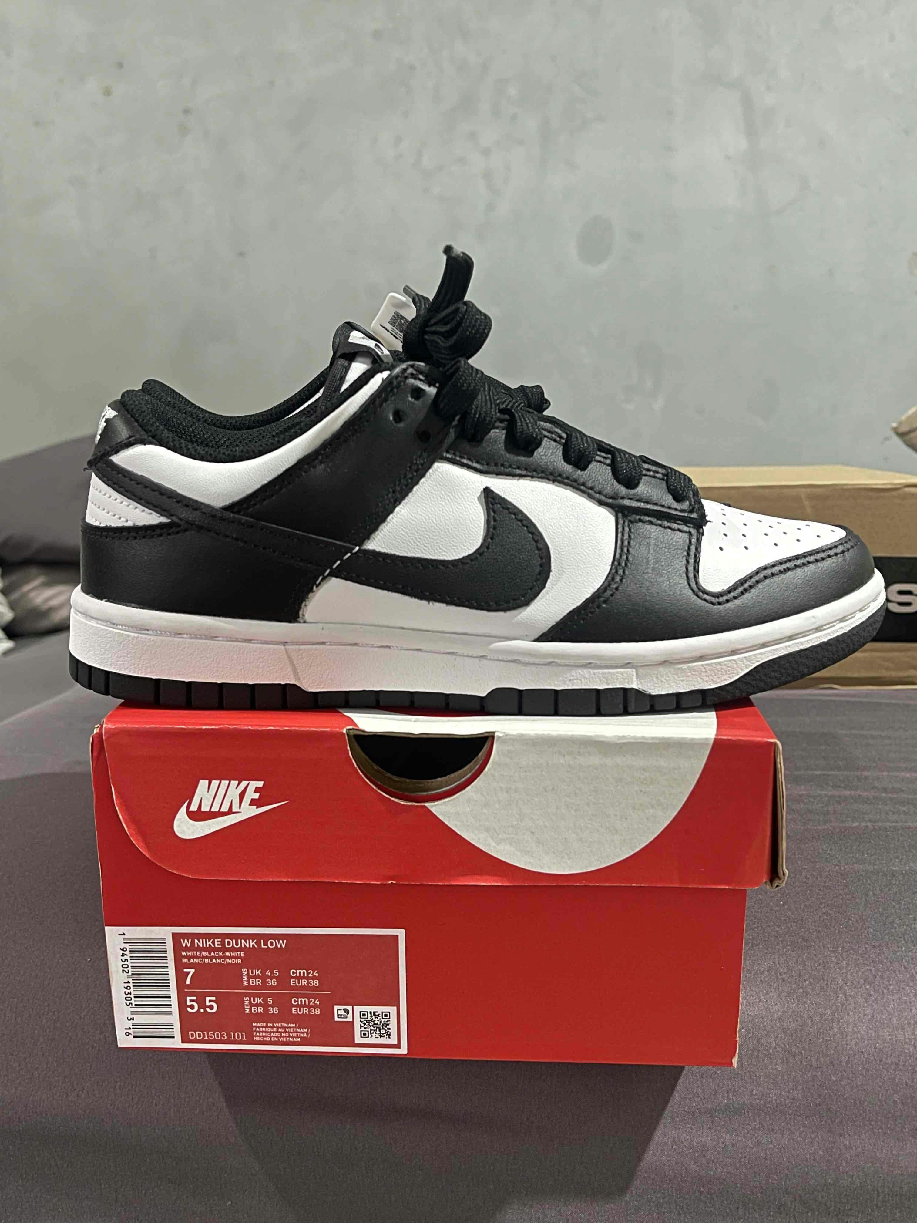 (Women) Nike Dunk Low 'Black White Panda' DD1503-101