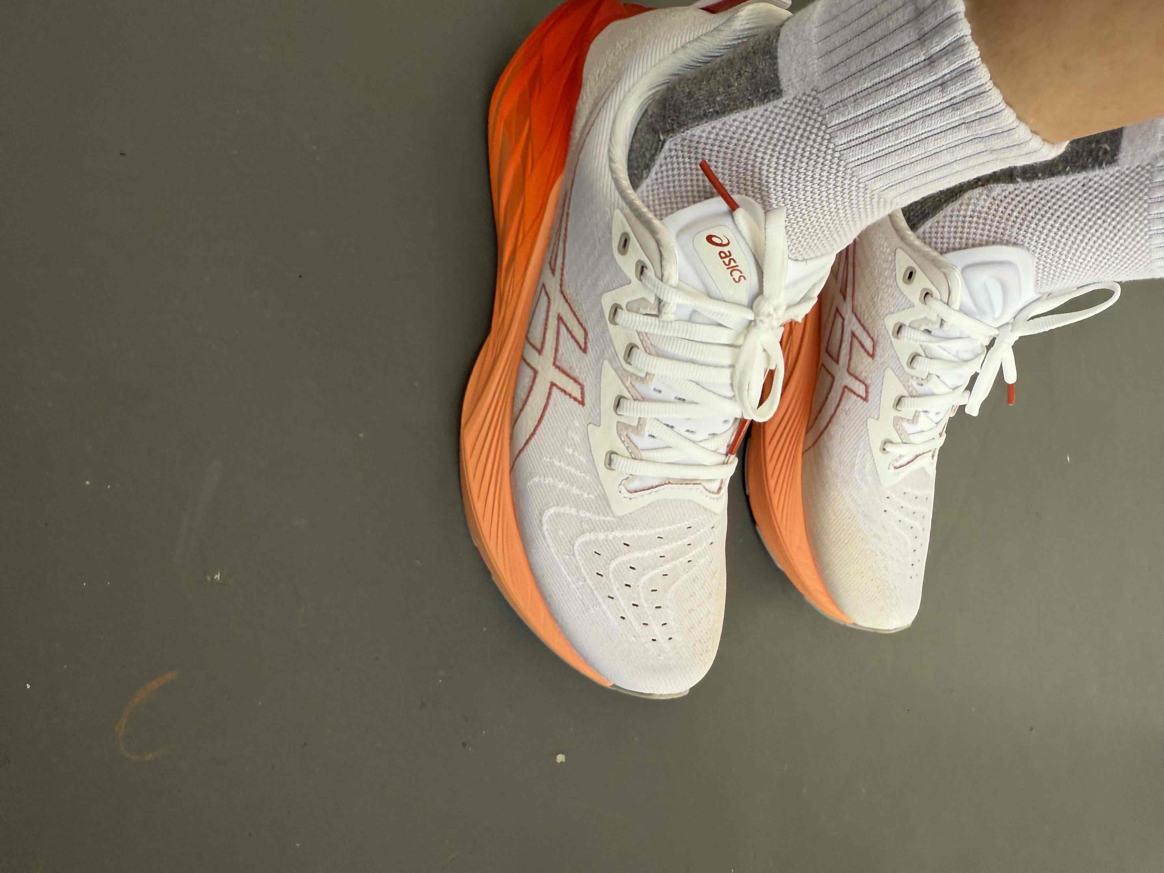 Buy ASICS NovaBlast 4 2E Wide 'White Faded Orange' 1011B694