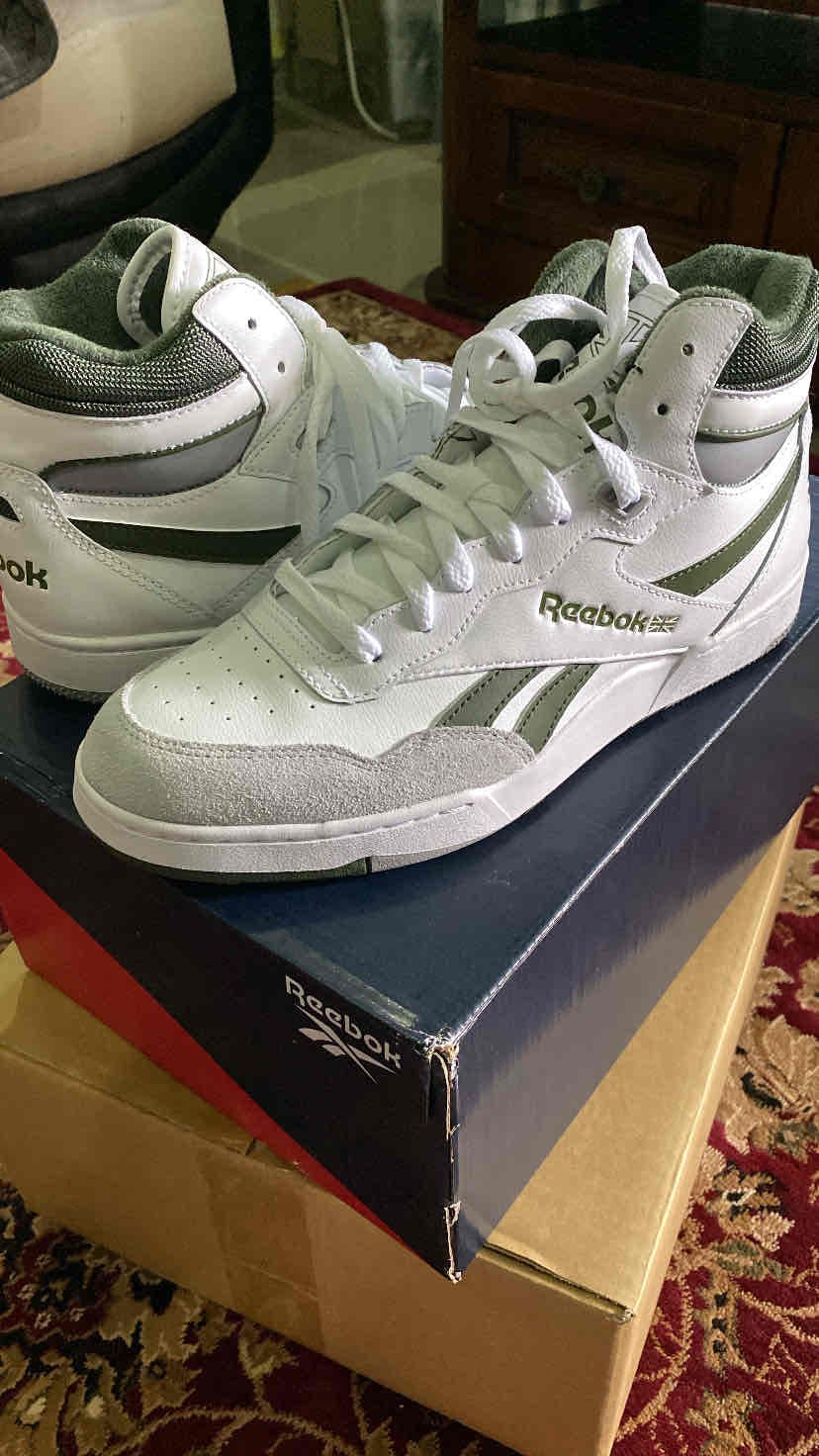 Reebok BB4000 2 Mid 'White Varsity Green' 100032748