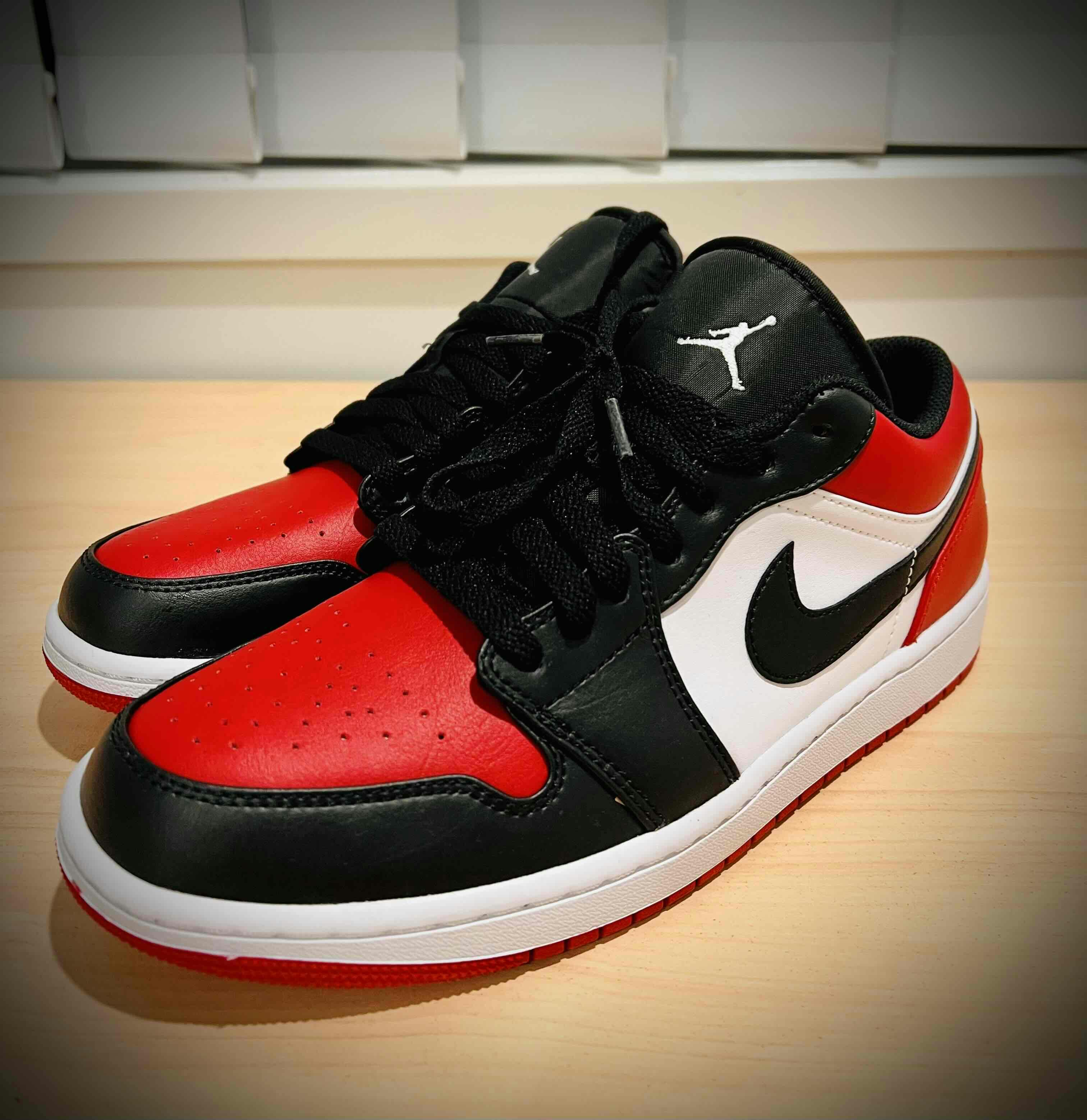 Air Jordan 1 Low 'Bred Toe' 553558-612 - 553558-612 - Novelship