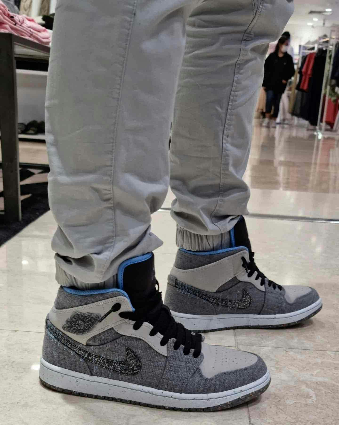 Air Jordan 1 Mid 'Crater Grey University Blue' DM3529-004