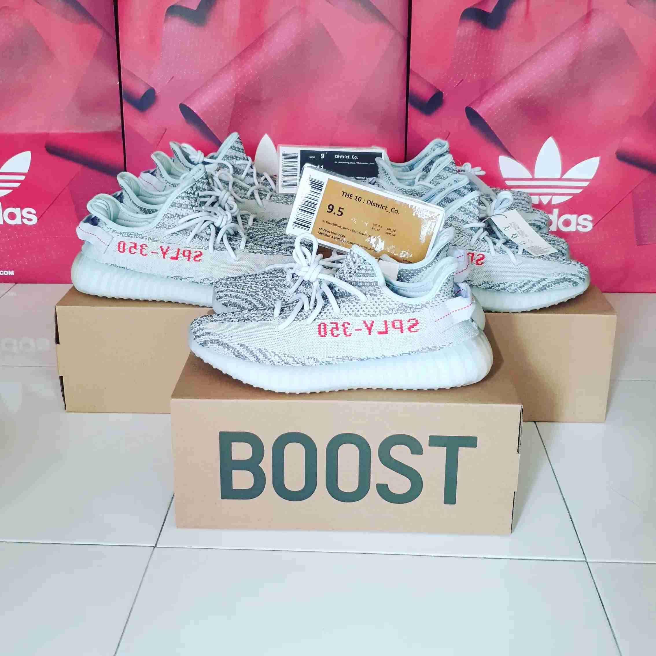 Adidas yeezy boost 350 v2 blue tint outlet box