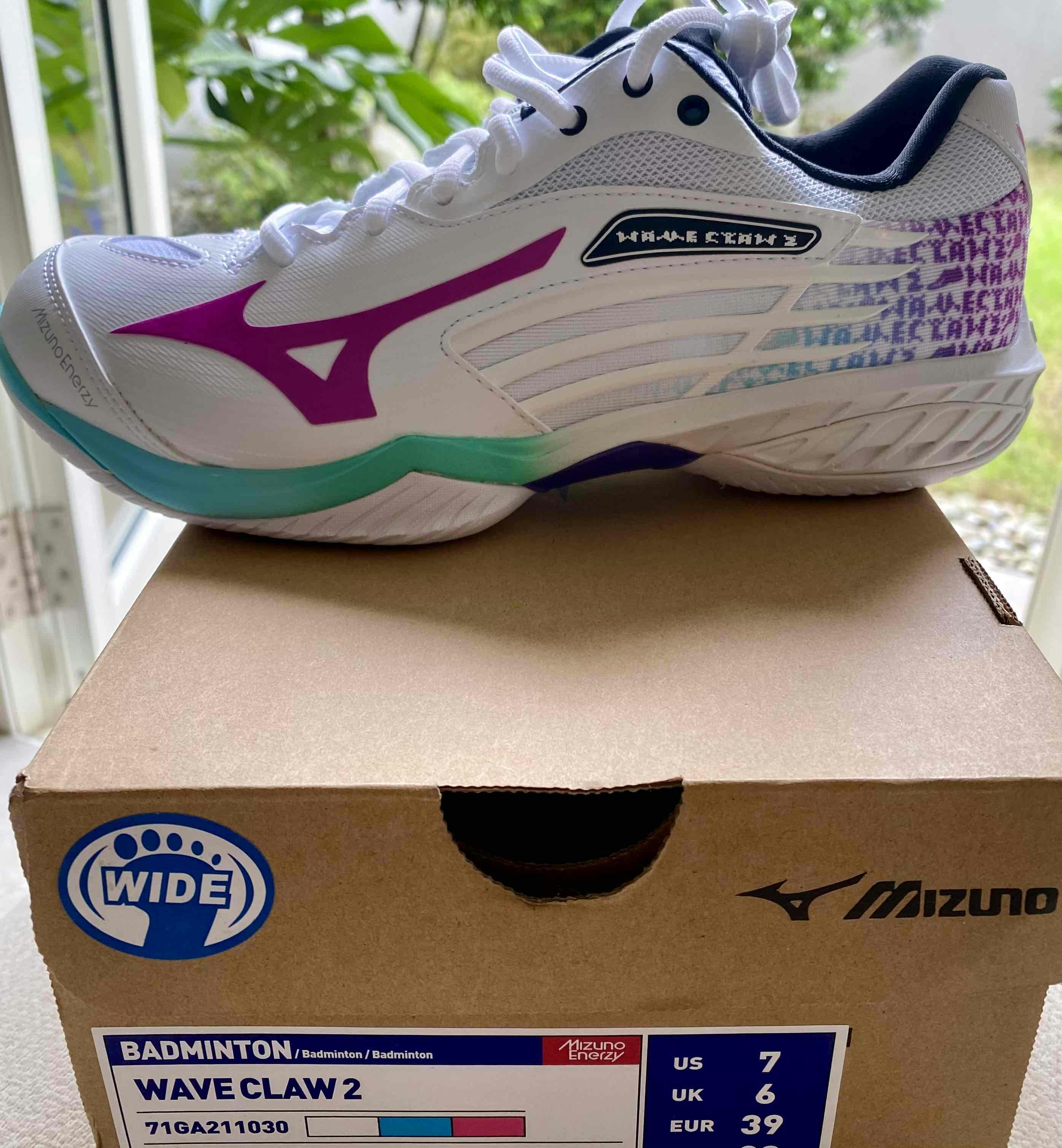 Mizuno Wave Claw Neo 2 'White Purple' 71GA227030