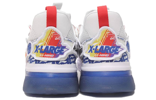Shop Li-Ning 001 x Xlarge 'White Blue Red' AGLN271-2