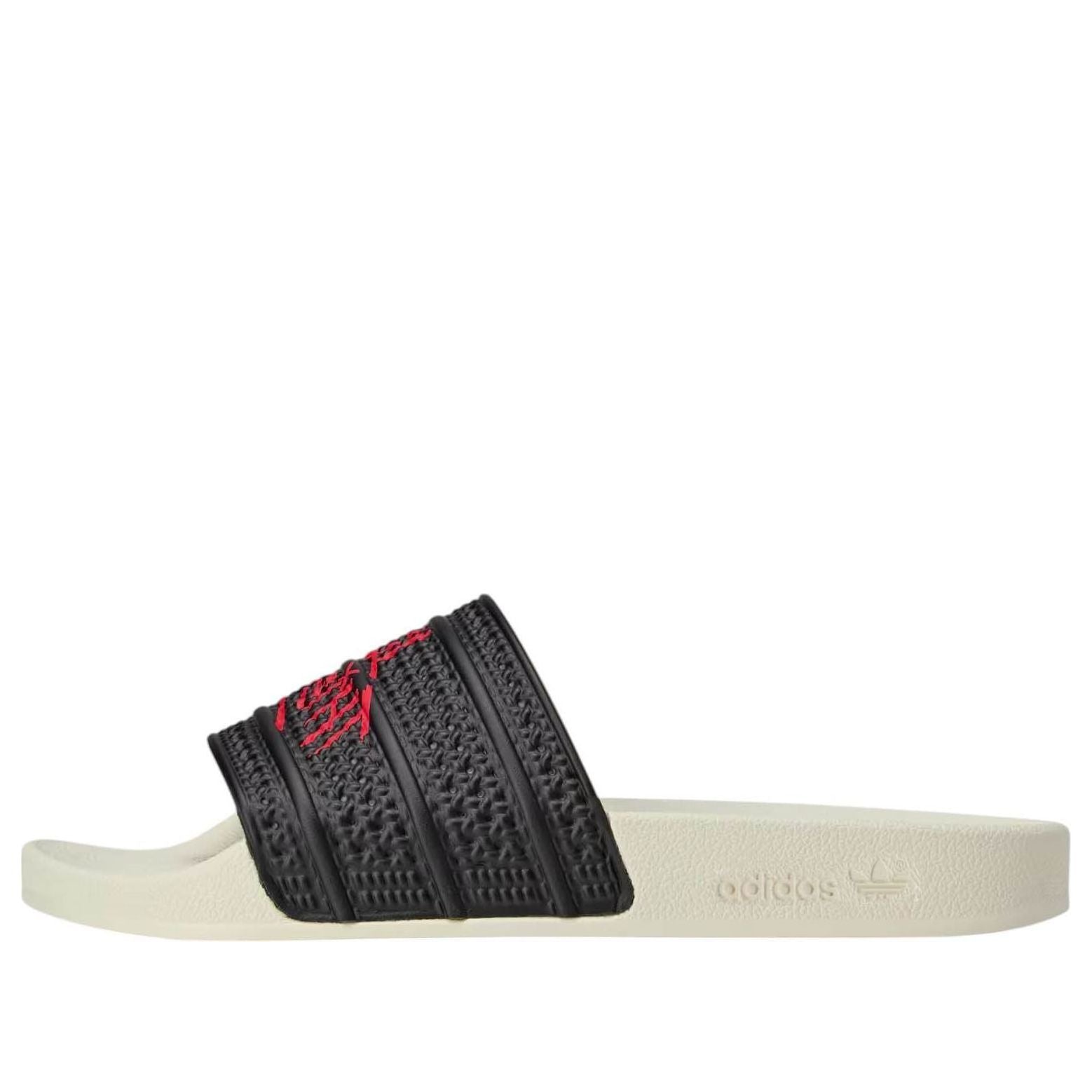 100 Thieves x adidas Adilette Slide 'Black Red' JR9152