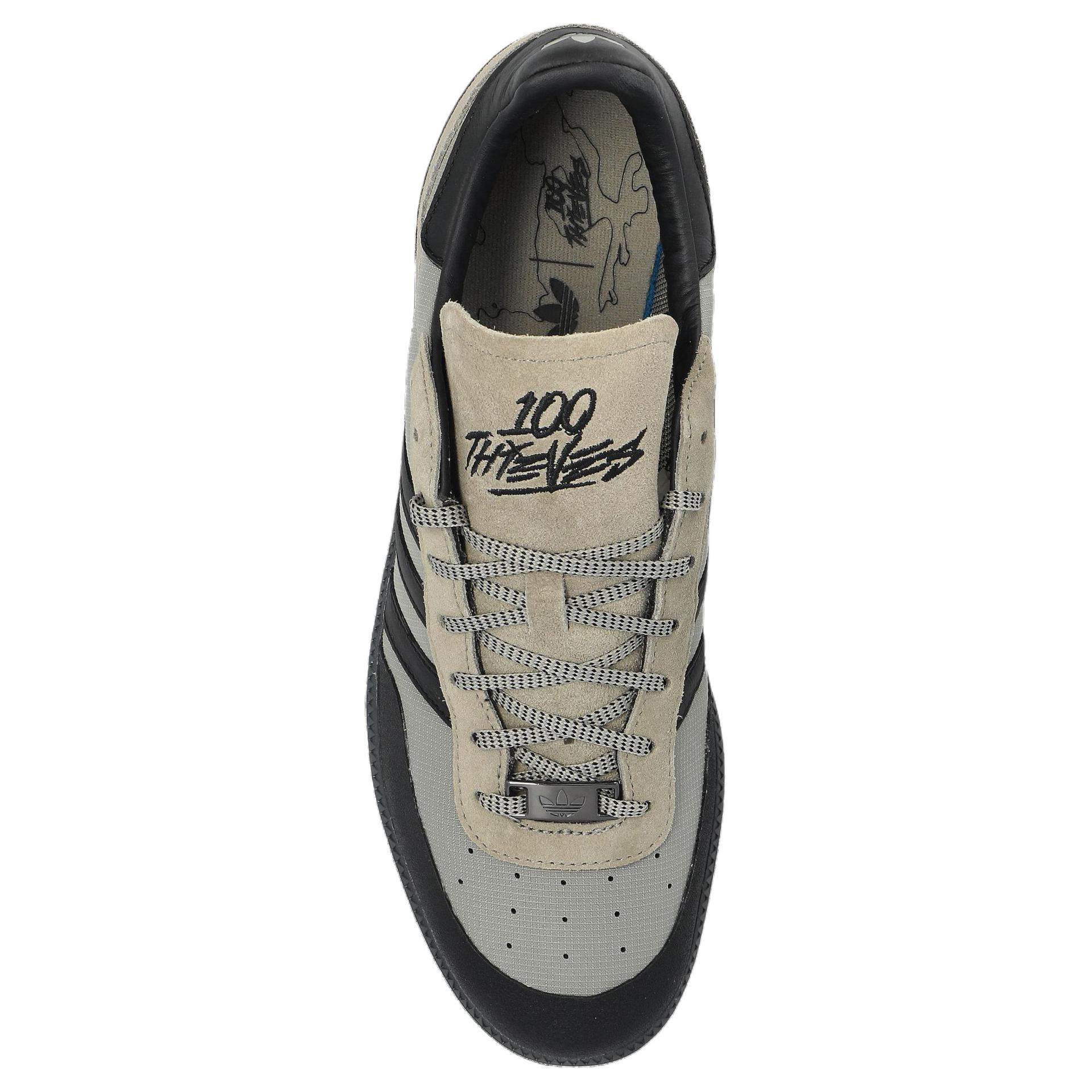 Purchase adidas Palos Hills 100 Thieves 銀色卵石黑運動鞋 JR5536