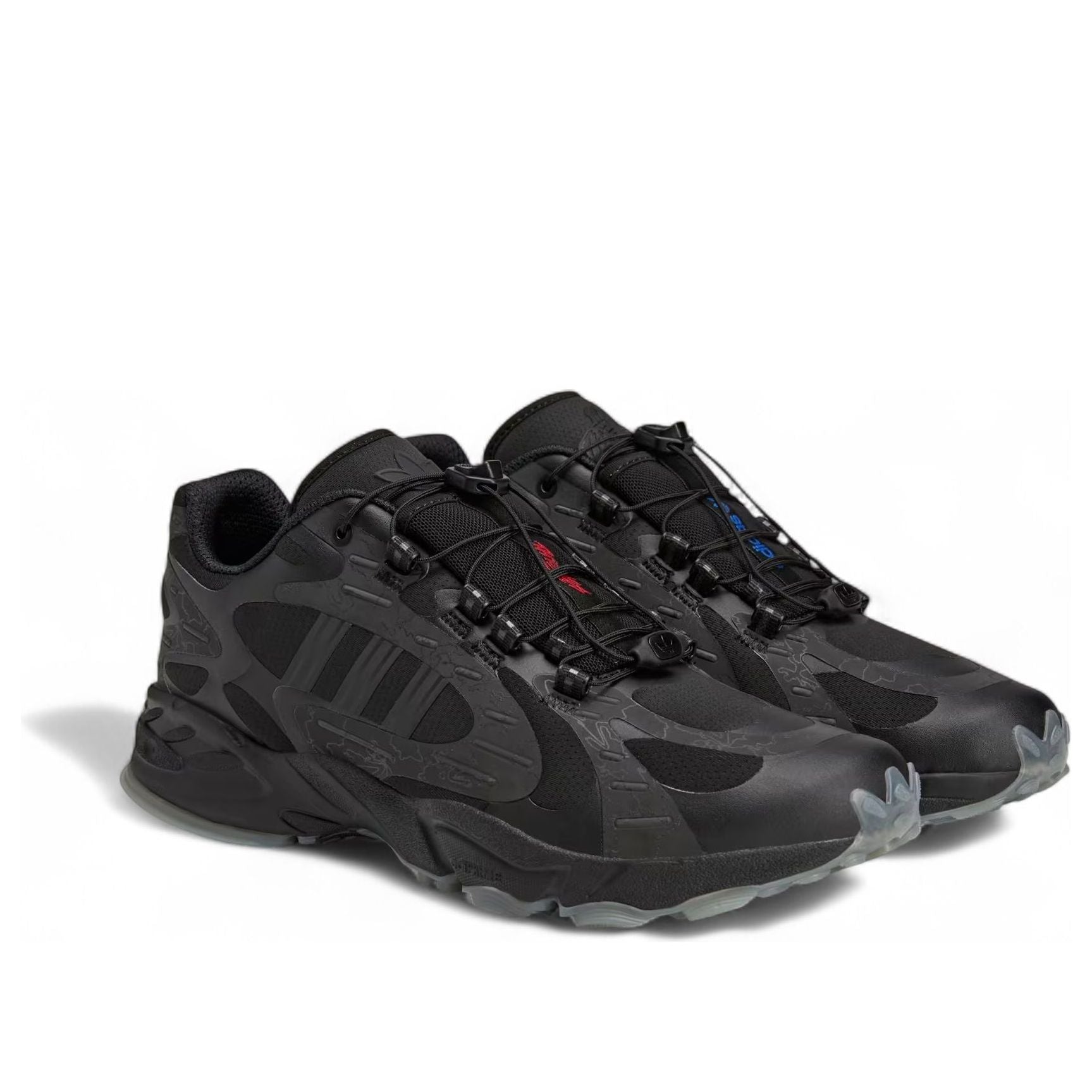 Lookbook adidas Savage 100 Thieves 黑銀配色 鵝卵石款 JR5538