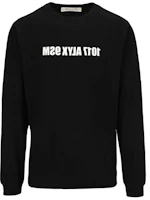 1017 ALYX 9SM Black Crewneck Sweatshirt with Logo Print AA-M-TS-0221-FA01-CBLK-0001 1017 ALYX 9SM Black Crewneck Sweatshirt with Logo Print AA-M-TS-0221-FA01-CBLK-0001