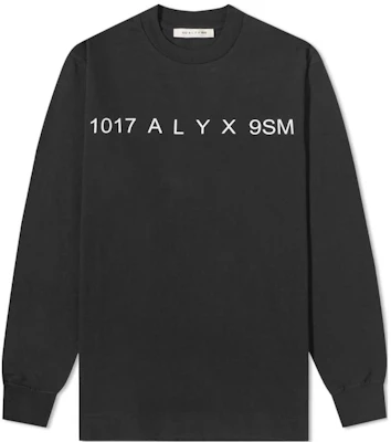 1017 ALYX 9SM Hitam Crewneck Lengan Panjang Sweatshirt Motif Grafis AAUTS0320FA01BLK0001 Buy 1017 ALYX 9SM Hitam Crewneck Lengan Panjang Sweatshirt Motif Grafis AAUTS0320FA01BLK0001