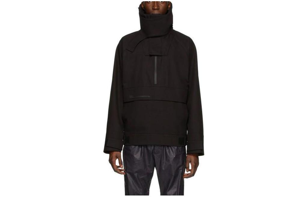 1017 ALYX 9SM Black Half-Zip Pullover Jacket AAMOU0119FA01