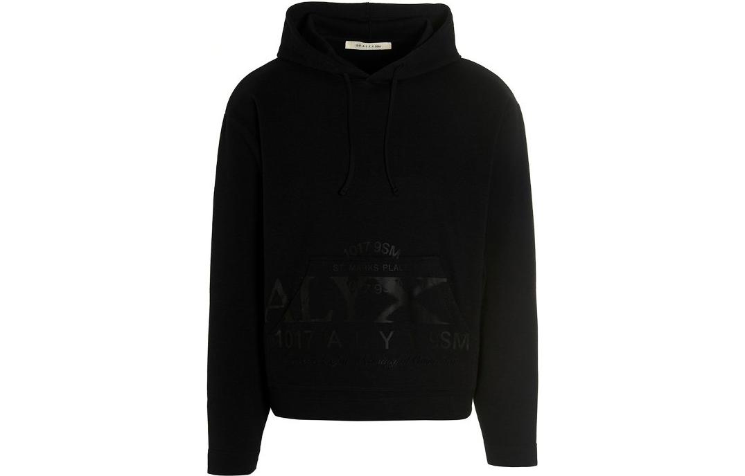 Buy Sudadera Negra 1017 ALYX 9SM con Estampado de Logo AA-M-SW-0165-F-A01-BLK0001