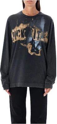 1017 알릭스 9SM 블랙 레터 프린트 오버핏 긴팔 유니섹스 스웨터 AAUTS0434FA01-BLK0003 Buy 1017 알릭스 9SM 블랙 레터 프린트 오버핏 긴팔 유니섹스 스웨터 AAUTS0434FA01-BLK0003