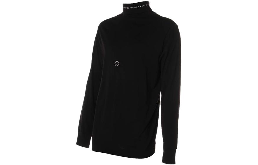 1017 ALYX 9SM Black Relaxed Long-Sleeve Sweatshirt 1320600M13518