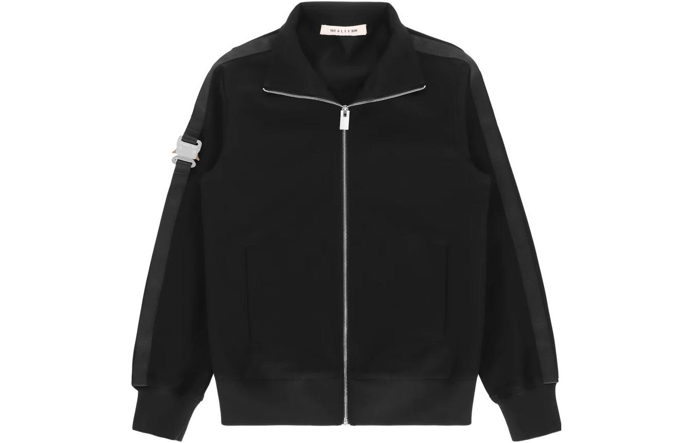 1017 ALYX 9SM Black Rollercoaster Buckle Zip-Up Jacket AA-U-SW-0208-F-A01-BLK0001