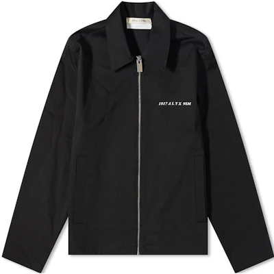 1017 ALYX 9SM 黑色拉鍊外套 帶有標誌印花領口 AA-U-OU-0192-F-BLK1 Buy 1017 ALYX 9SM 黑色拉鍊外套 帶有標誌印花領口 AA-U-OU-0192-F-BLK1