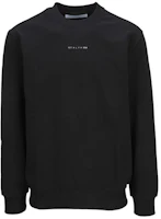 1017 ALYX 9SM FW21 Black Long Sleeve Pullover Sweatshirt AV-U-SW-0011-FA02-FBLK0001 1017 ALYX 9SM FW21 Black Long Sleeve Pullover Sweatshirt AV-U-SW-0011-FA02-FBLK0001