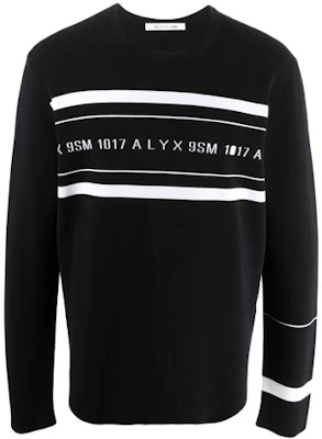 1017 ALYX 9SM FW21 Baju Sweatshirt Hitam Logo Berkontras AA-U-KN-0083-YA02-F21-MTY-0001 Buy 1017 ALYX 9SM FW21 Baju Sweatshirt Hitam Logo Berkontras AA-U-KN-0083-YA02-F21-MTY-0001