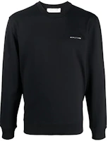 1017 ALYX 9SM FW21 Logo Patch Long Sleeve Pullover Sweatshirt Black Mens AA-M-SW-0063-F-A02-BLK0001 1017 ALYX 9SM FW21 Logo Patch Long Sleeve Pullover Sweatshirt Black Mens AA-M-SW-0063-F-A02-BLK0001
